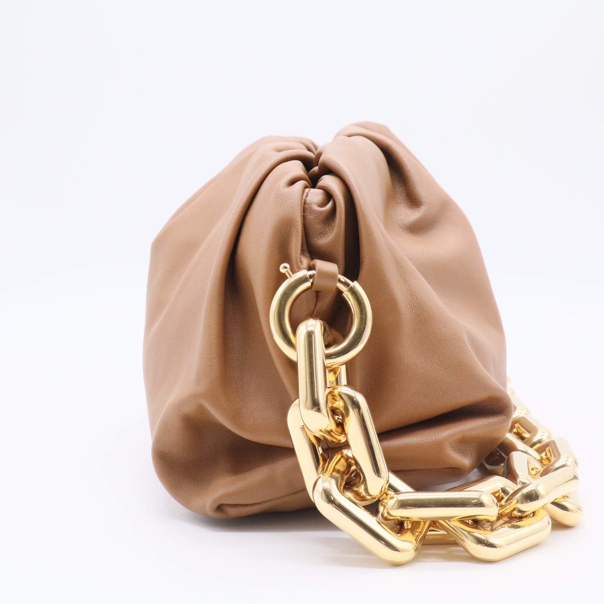 Bottega Veneta Calfskin Chain Pouch For Gisel
