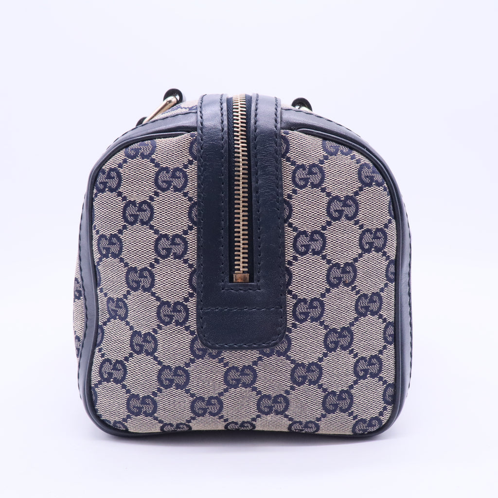 Vintage Web Boston Bag GG Canvas Small B20104