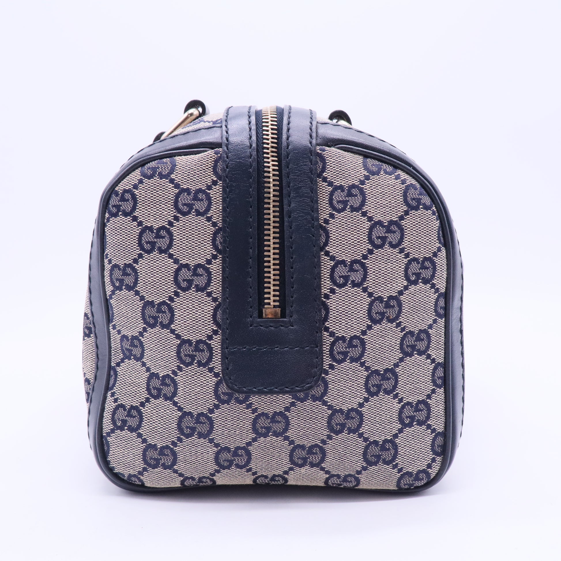 Vintage Web Boston Bag GG Canvas Small B20104