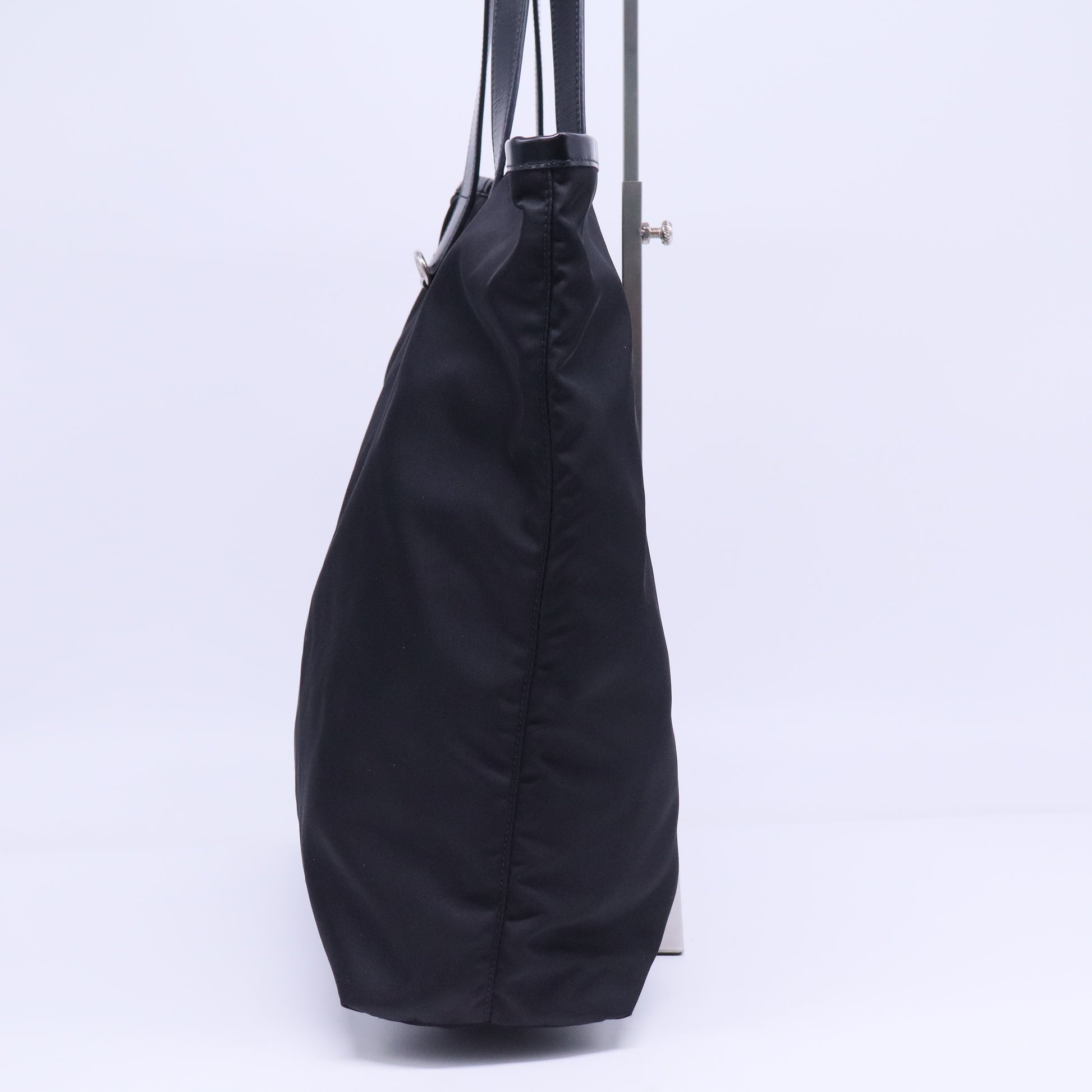 Tessuto Nylon Shopping Tote Black