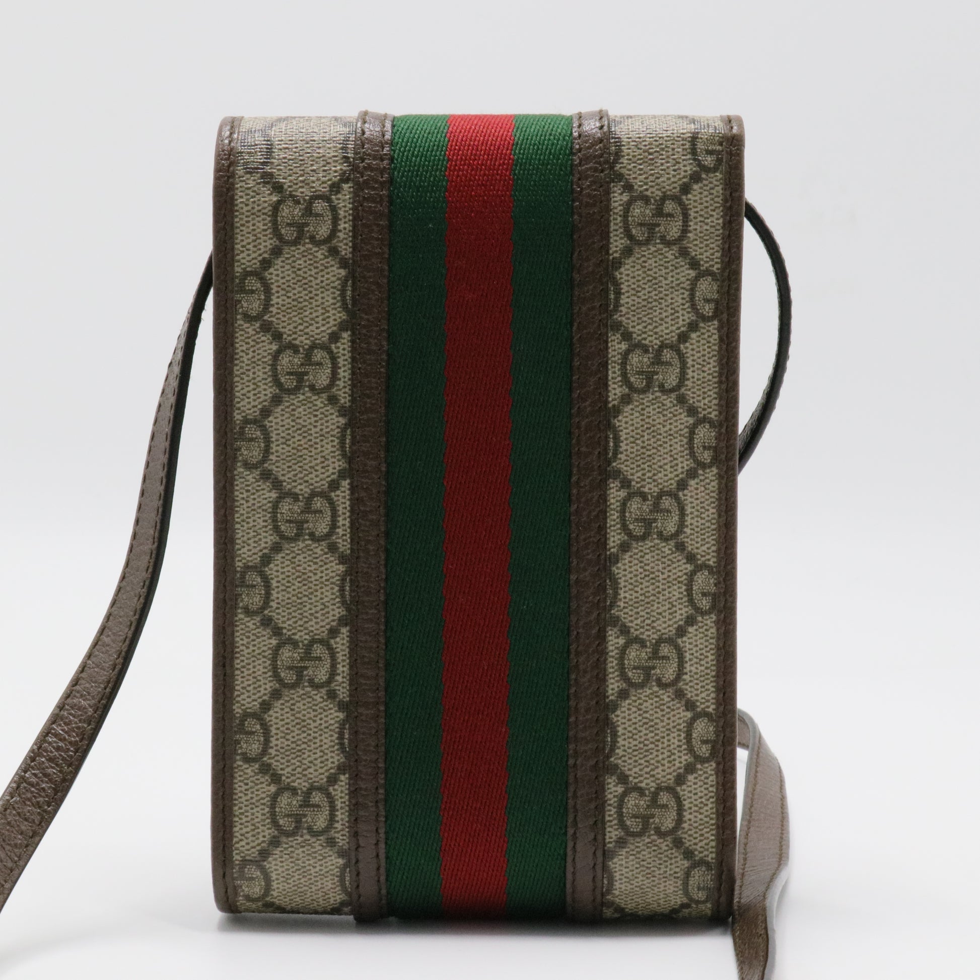 GG Supreme Monogram Web Mini Ophidia Crossbody Bag