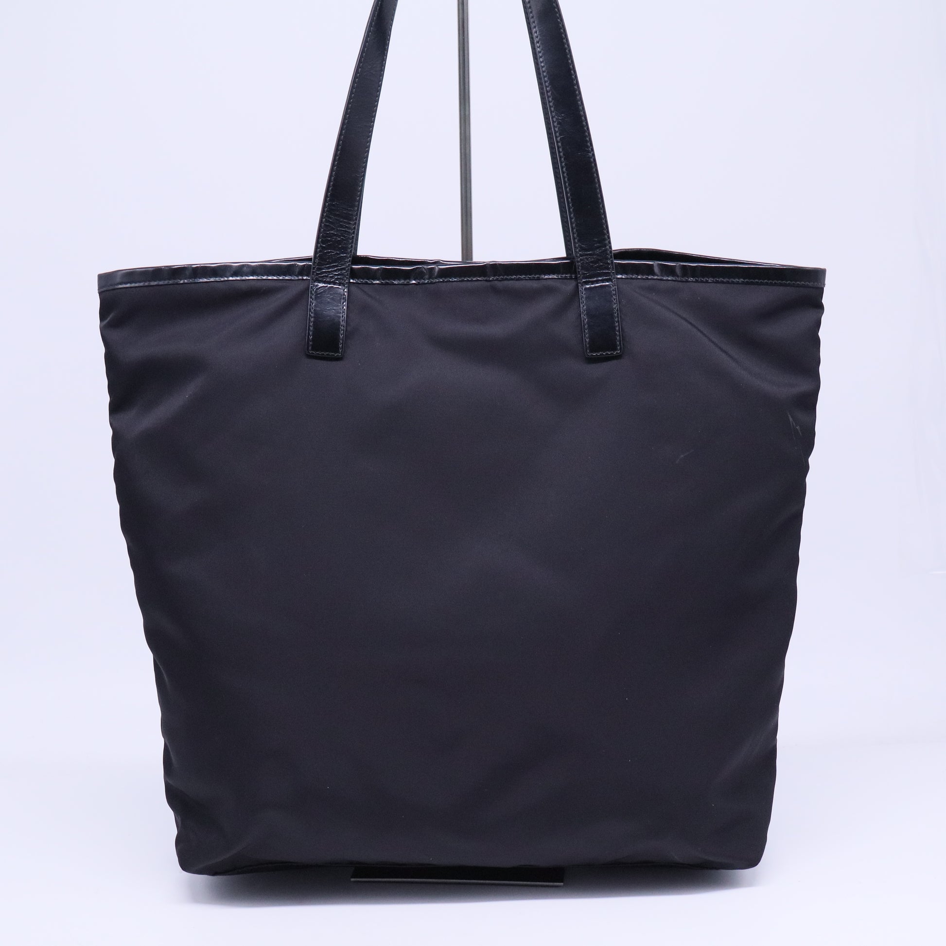 Tessuto Nylon Shopping Tote Black