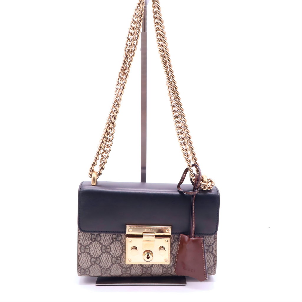 Gucci GG Supreme Small Padlock Shoulder Bag B21787