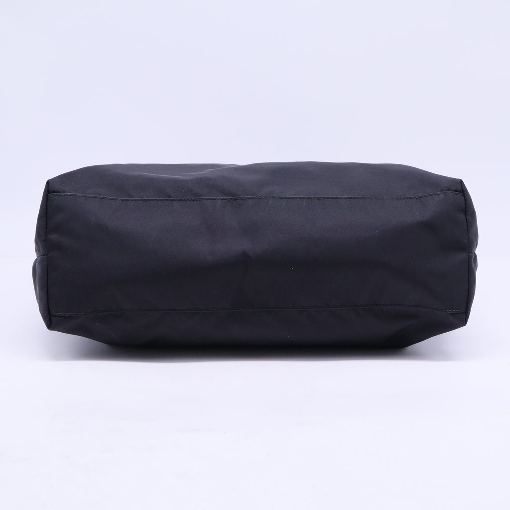 Tessuto Nylon Shopping Tote Black