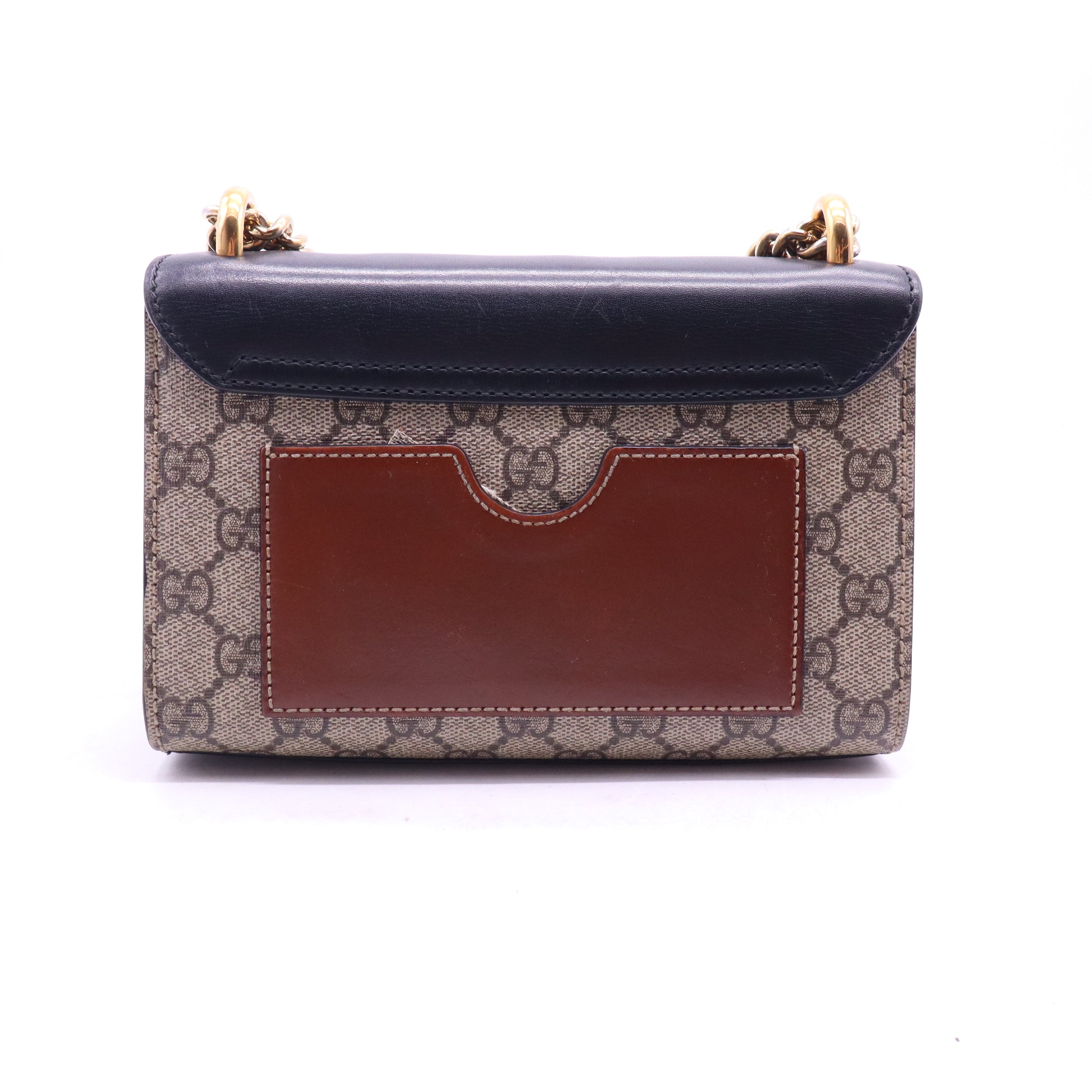 Gucci GG Supreme Small Padlock Shoulder Bag B21787