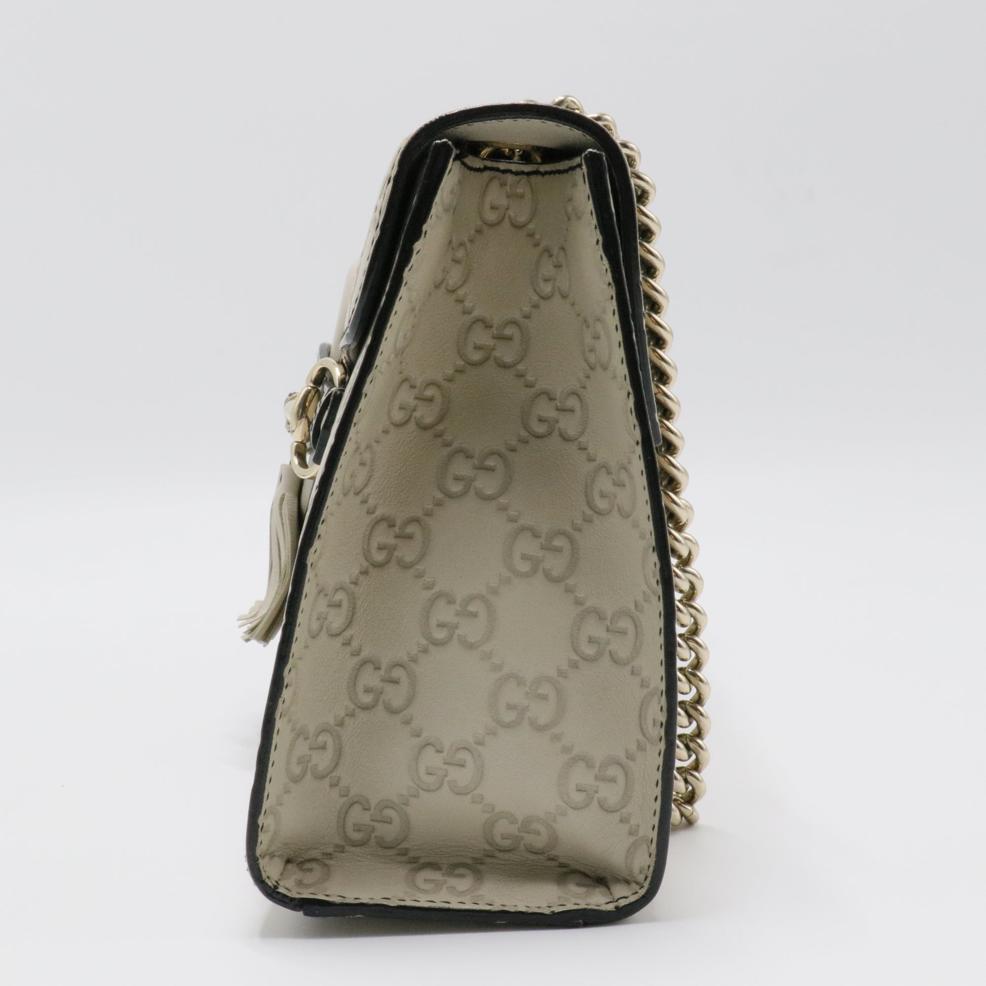 Emily Chain Flap Bag Microguccissima Leather Medium