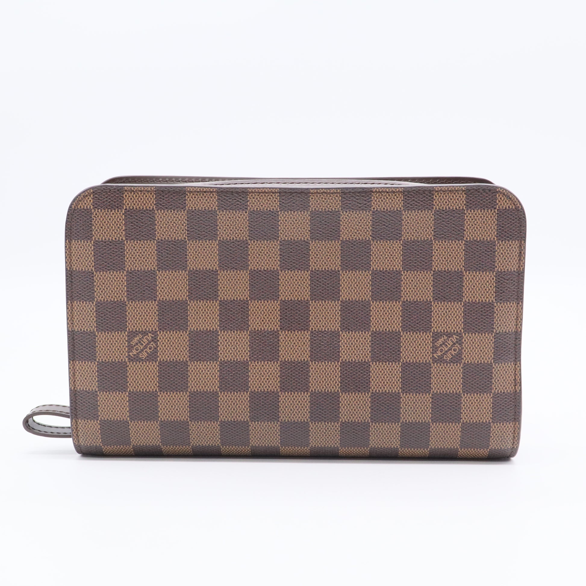 Louis Vuitton Damier Canvas Saint Louis Pochette Clutch Bag twins W20546