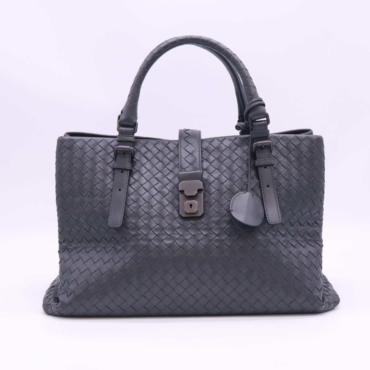 Bottega Veneta Intrecciato Woven Nappa Leather Roma Tote Bag twins B24614