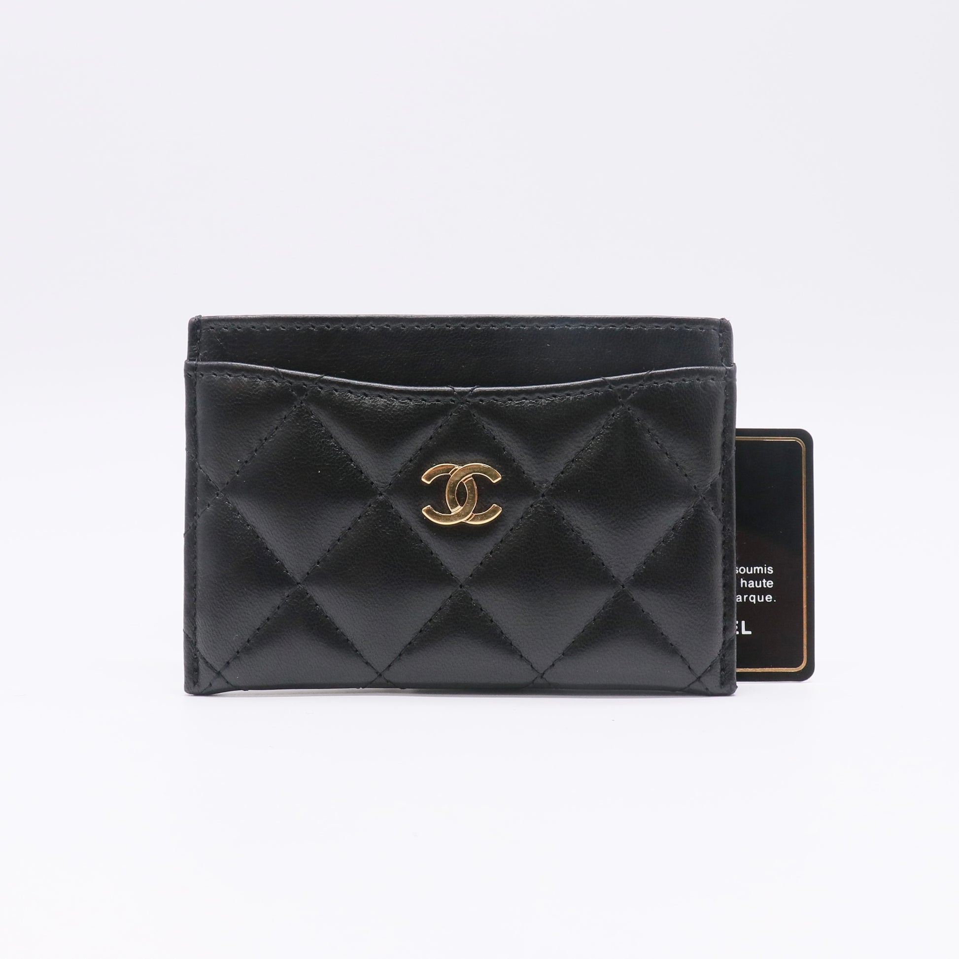 Chanel Classic Card Holder Quilted Twins LDZ707