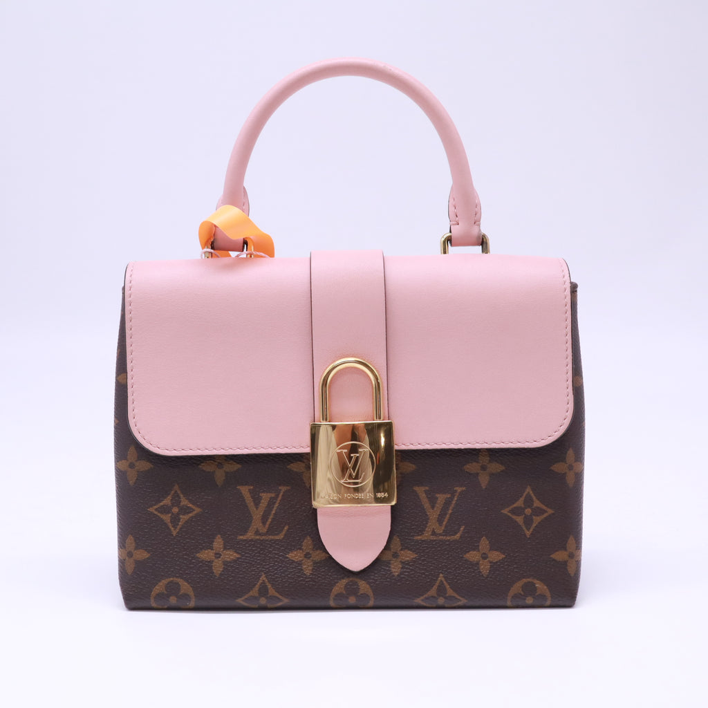 Louis Vuitton Locky Handbag Monogram Canvas with Leather BB Twins LDZ709