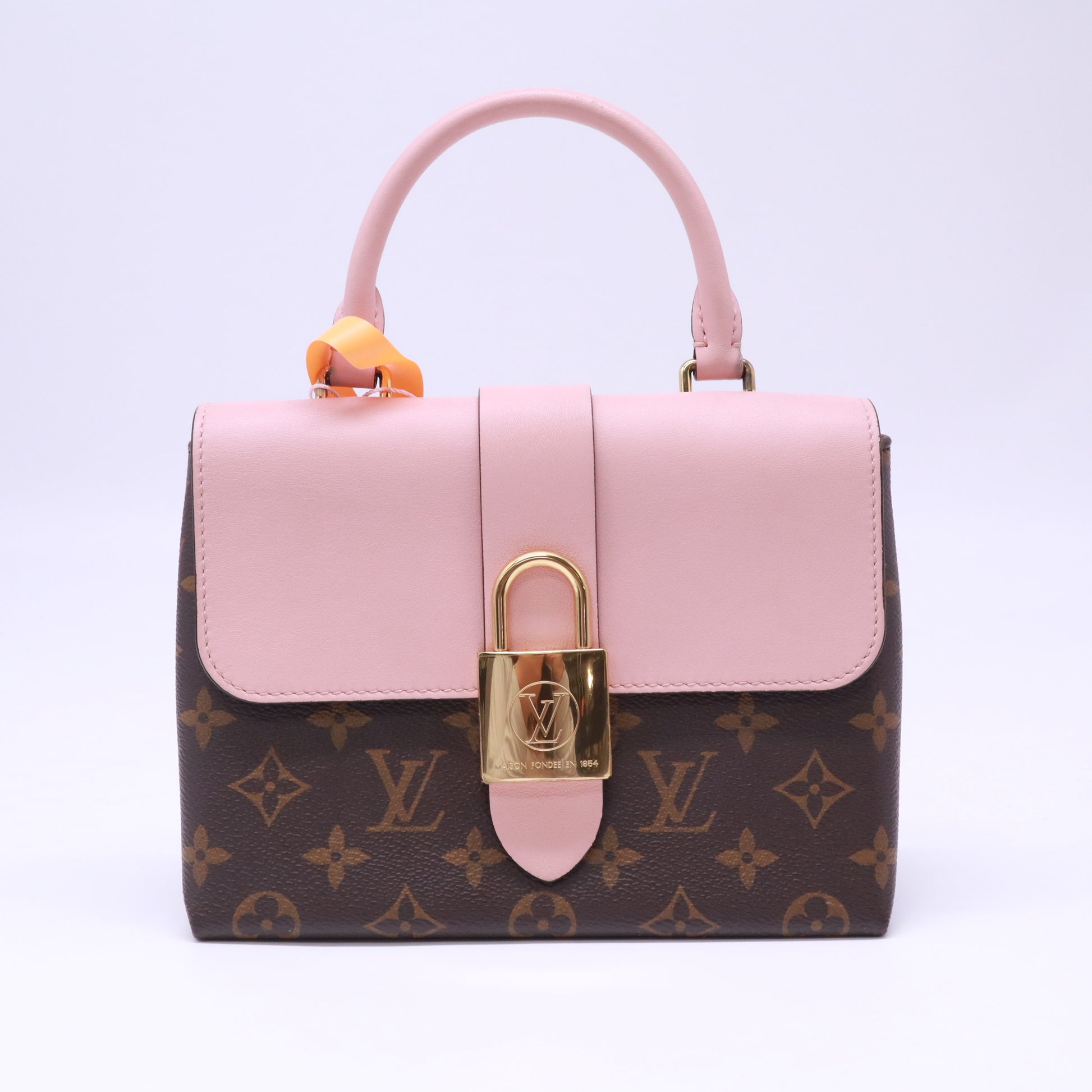 Louis Vuitton Locky Handbag Monogram Canvas with Leather BB Twins LDZ709