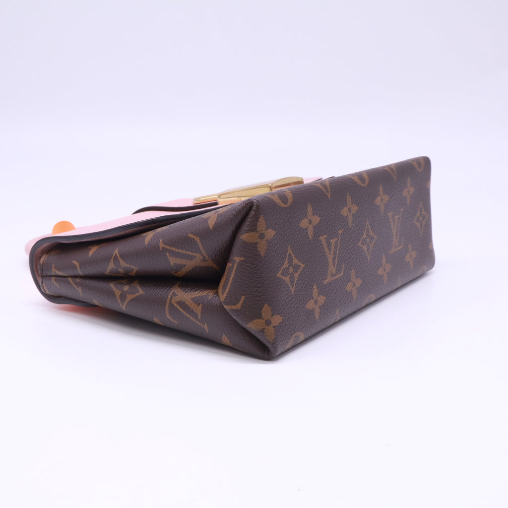Louis Vuitton Locky Handbag Monogram Canvas with Leather BB Twins LDZ709
