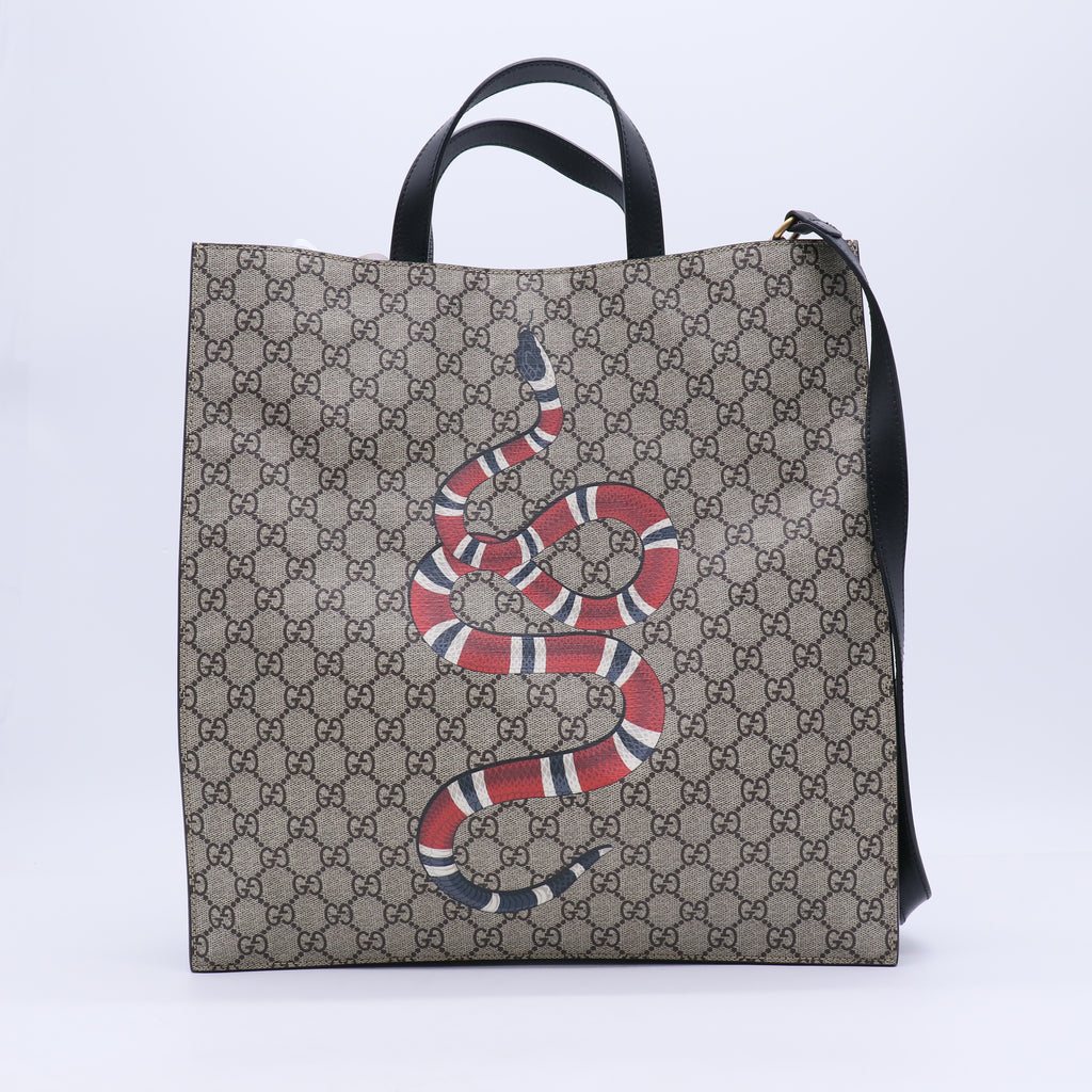 GG Supreme Kingsnake Soft Vertical Tote B21898