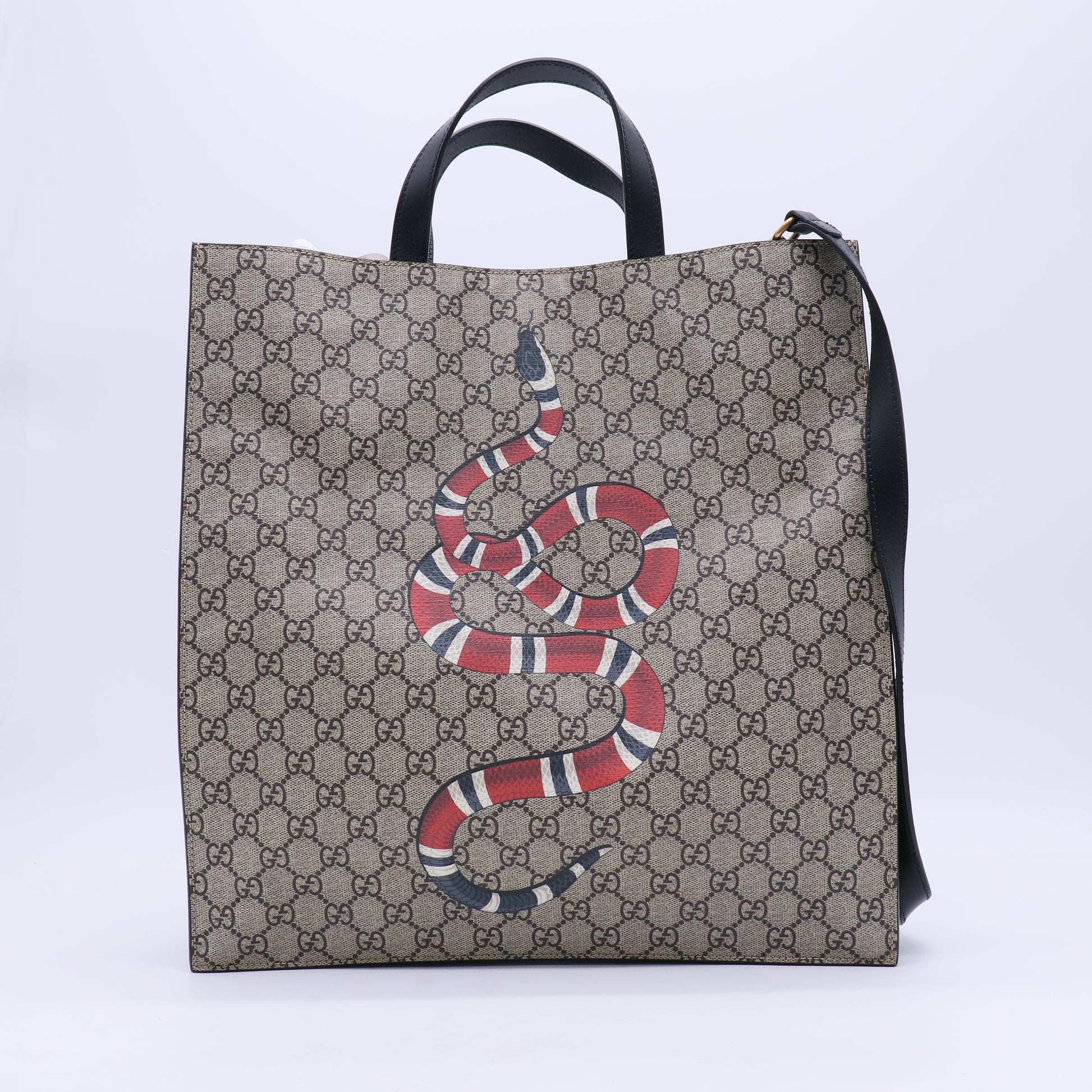 GG Supreme Kingsnake Soft Vertical Tote B21898