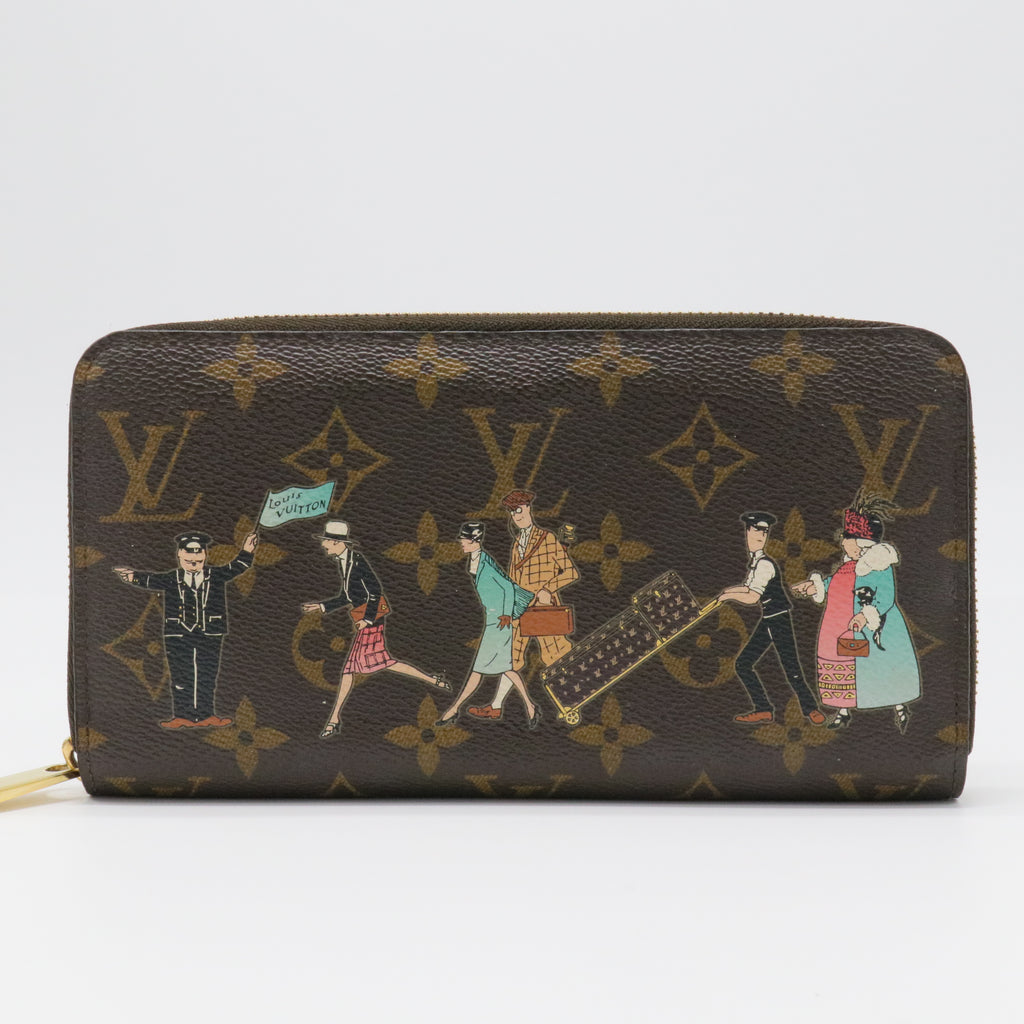 Monogram Illustre Zippy Wallet Rose
