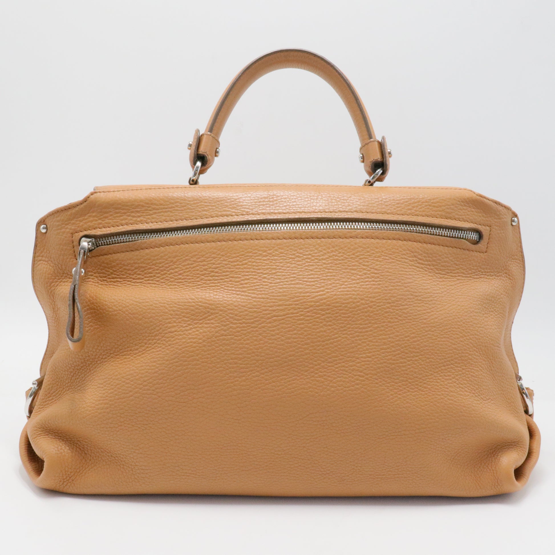 Sofia Satchel Pebbled Leather Medium
