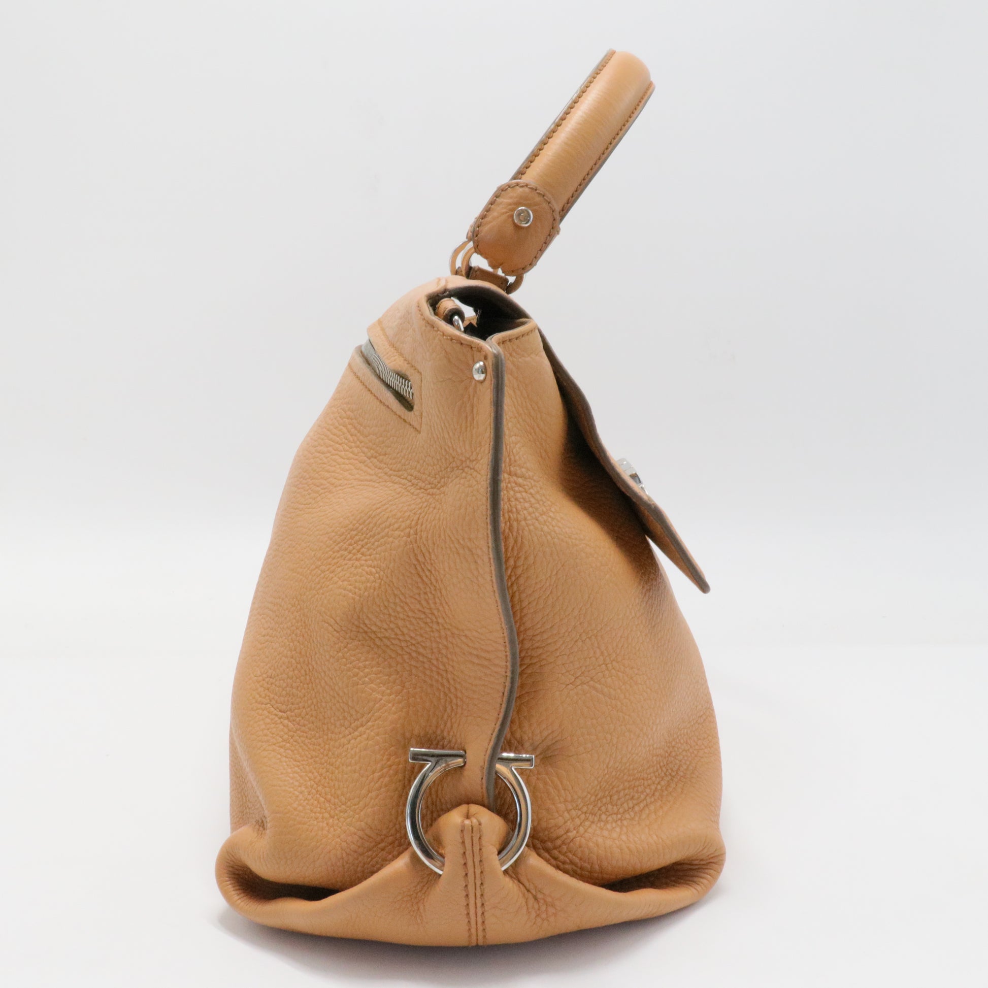 Sofia Satchel Pebbled Leather Medium