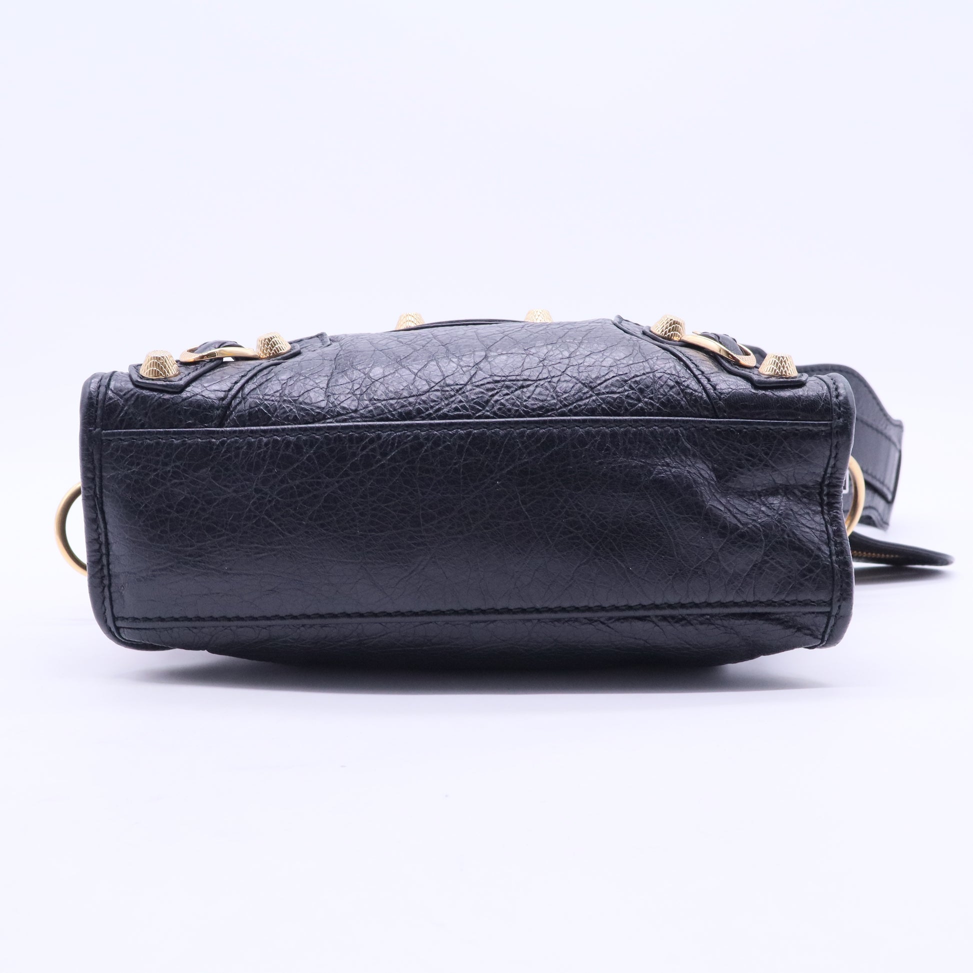 Balenciaga City Classic Studs Bag Leather Small Twins LDJ2627