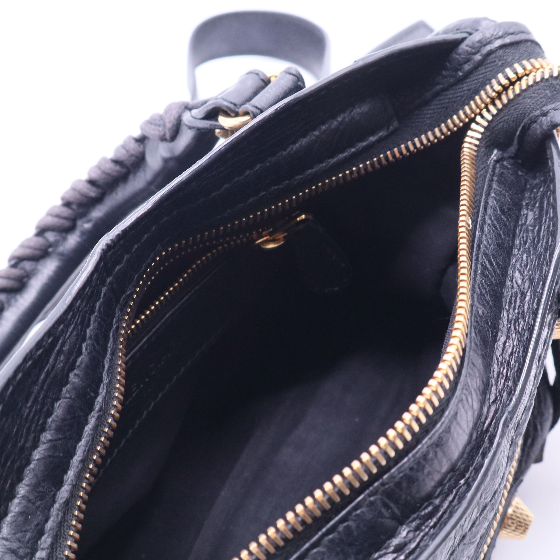 Balenciaga City Classic Studs Bag Leather Small Twins LDJ2627
