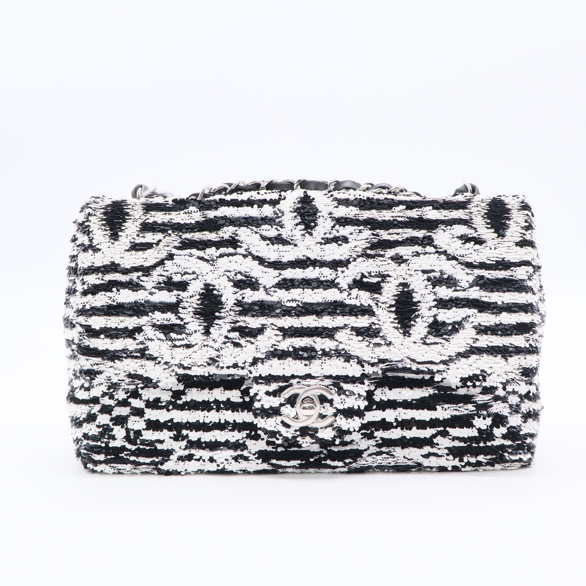 Limited Edition Single Flap Bag Sequins Medium Twins LDJ3366