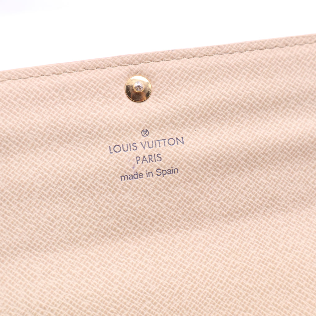 Louis Vuitton Sarah Wallet in Damier Azur Canvas W21302
