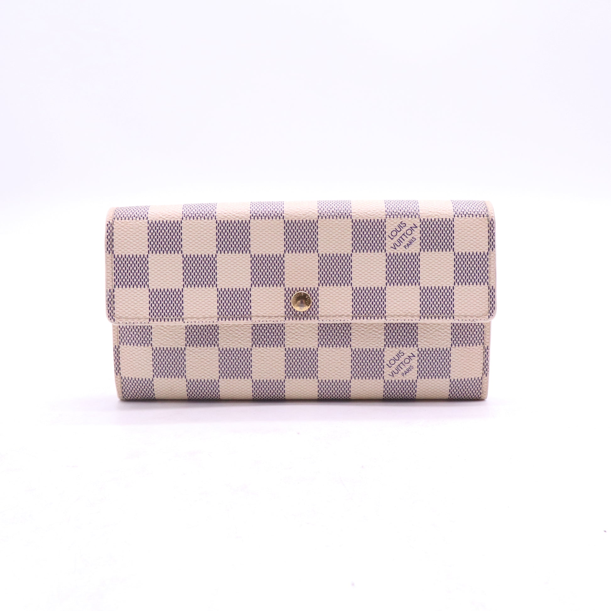 Louis Vuitton Sarah Wallet in Damier Azur Canvas W21302