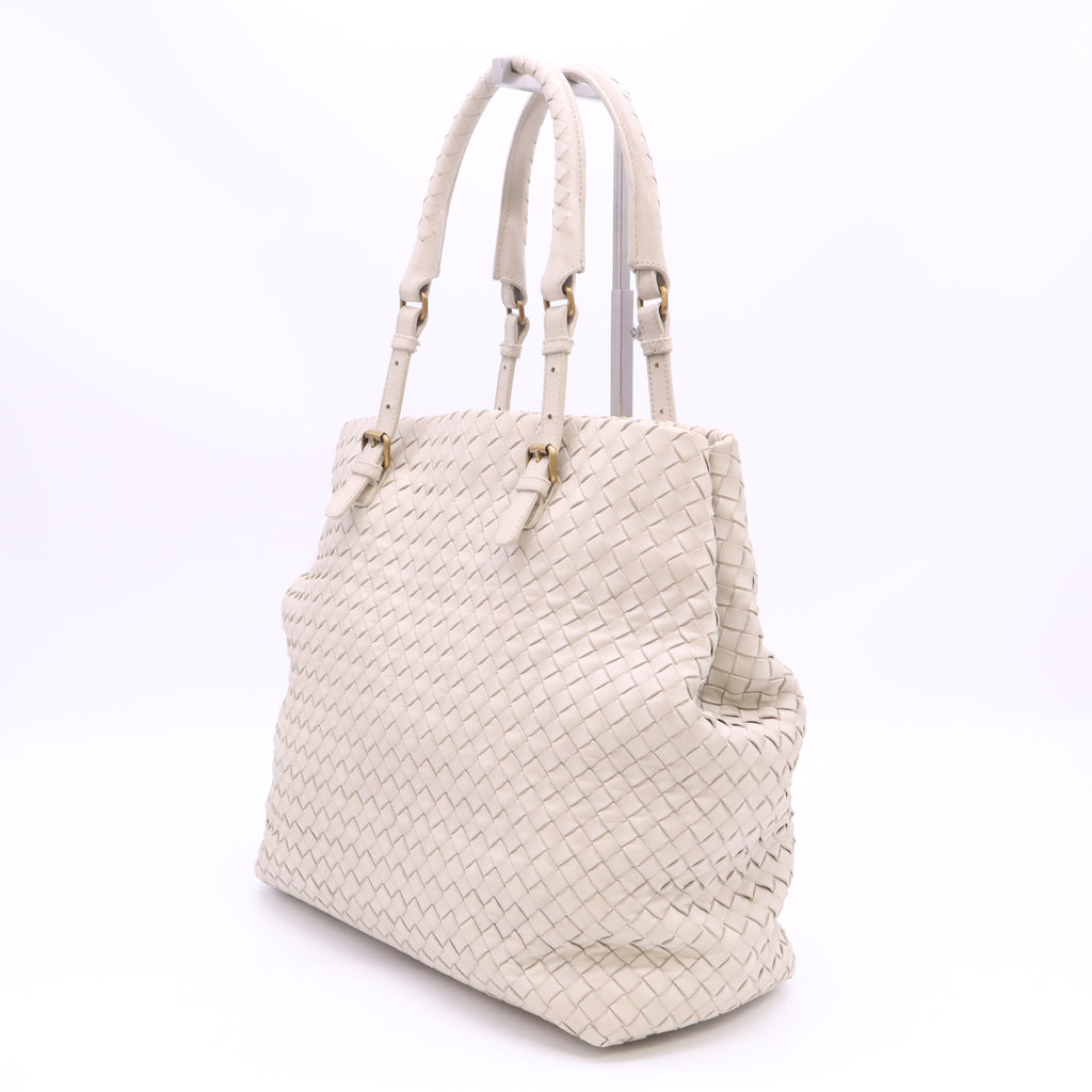 Vintage Intrecciato Large Cesta Tote Bag B24079