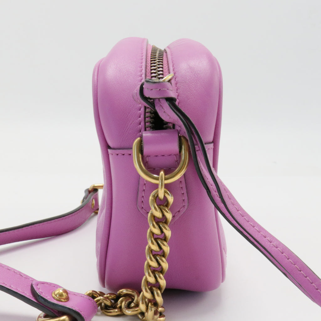 GG Marmont Shoulder Bag Matelasse Leather Mini