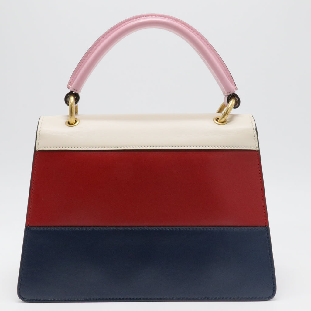 Gucci Multicolor Leather Small Queen Margaret Top Handle Bag