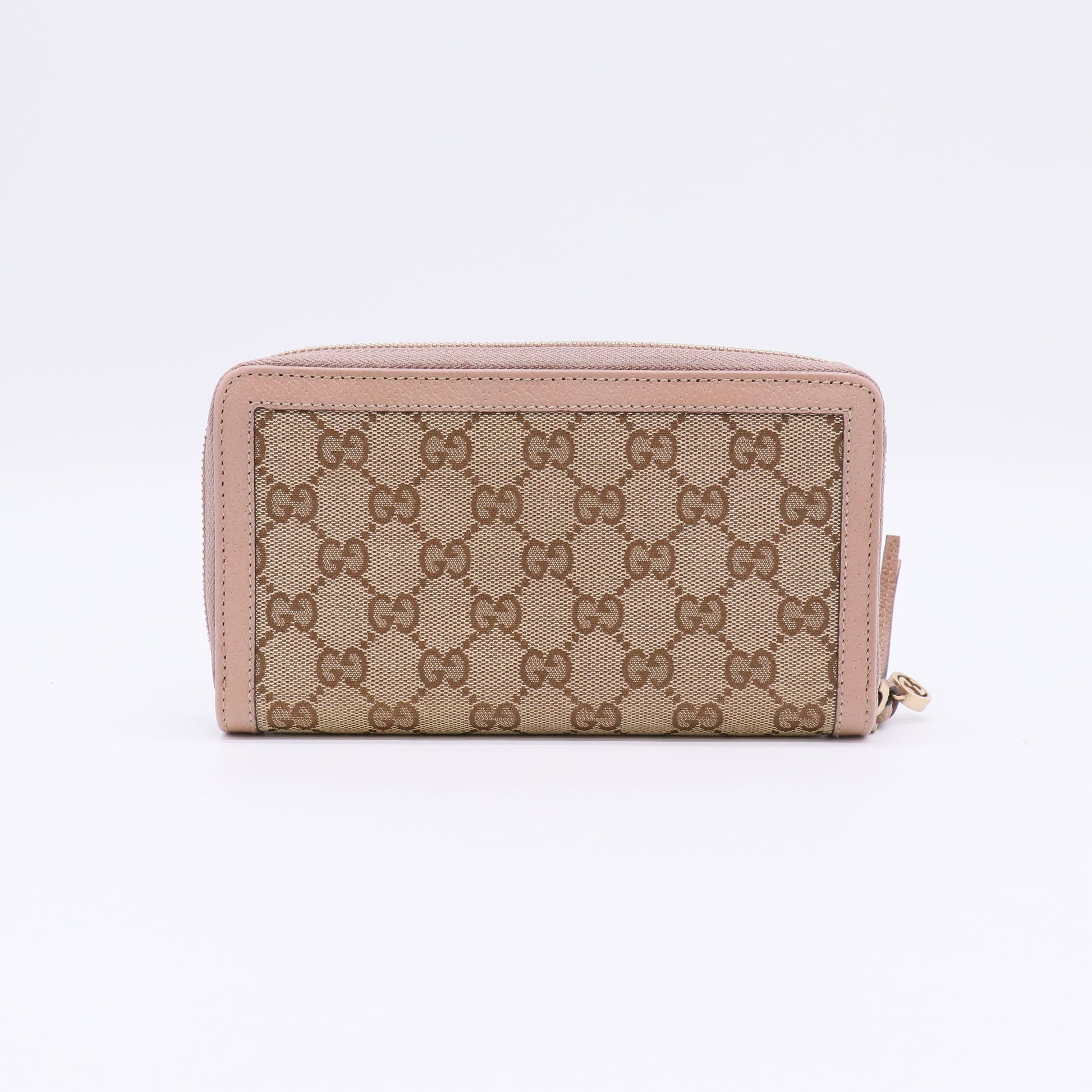 Gucci Bree GG Canvas Zip Around Wallet W22384