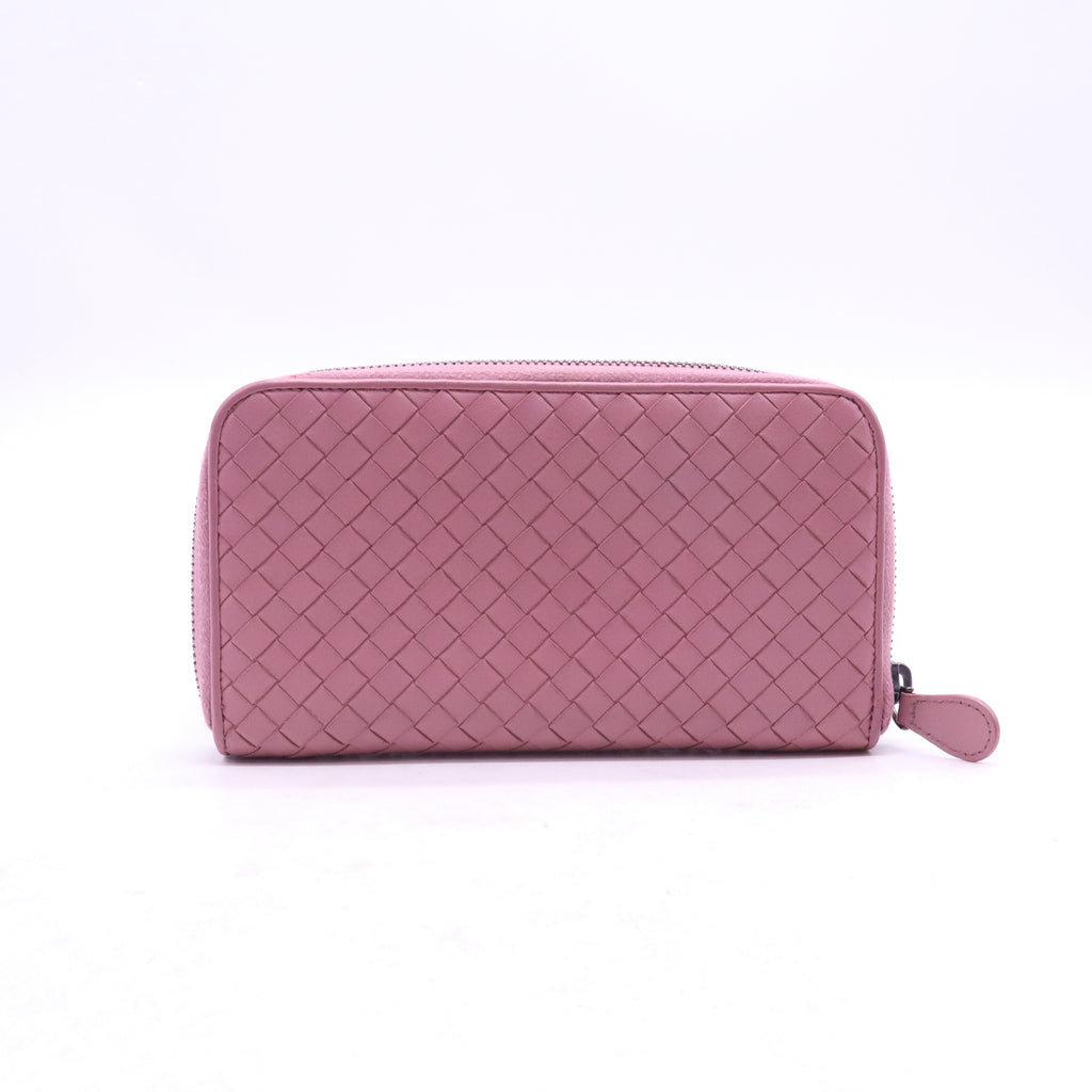 Bottega Veneta Intrecciato Zip Around Wallet W21296