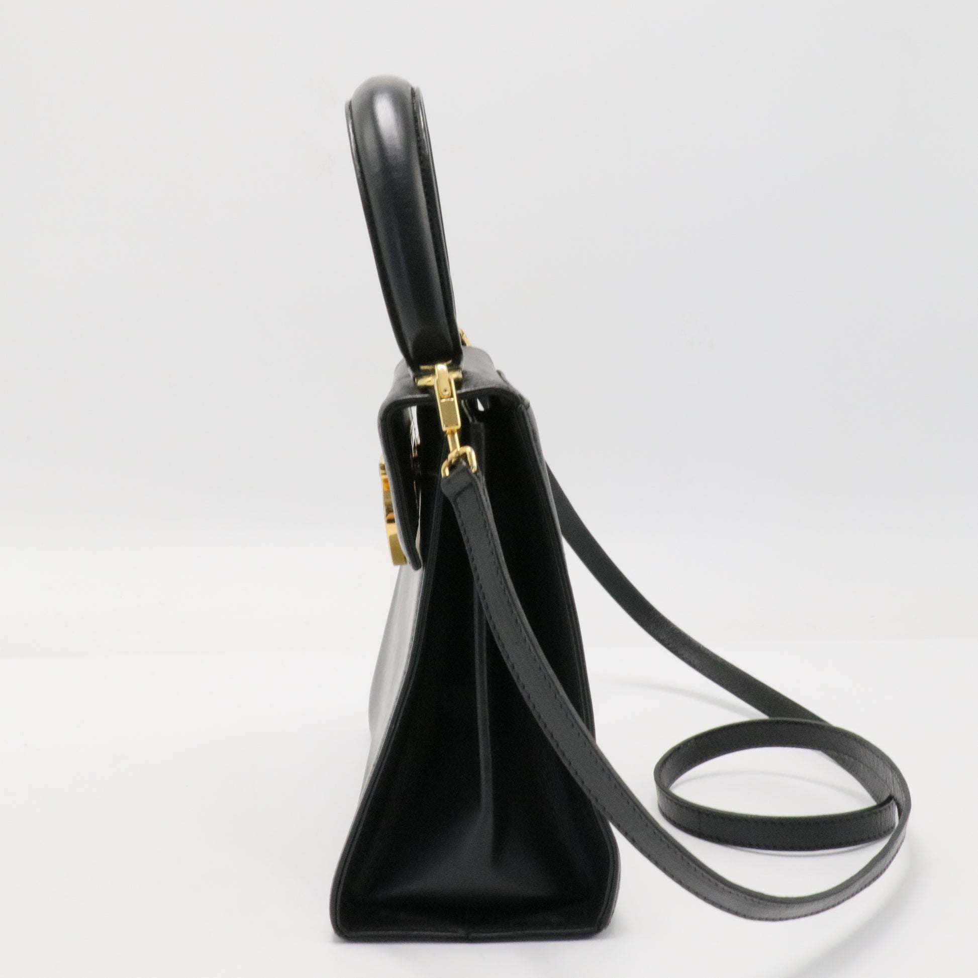 Gancini Convertible Top Handle Bag Leather Mini