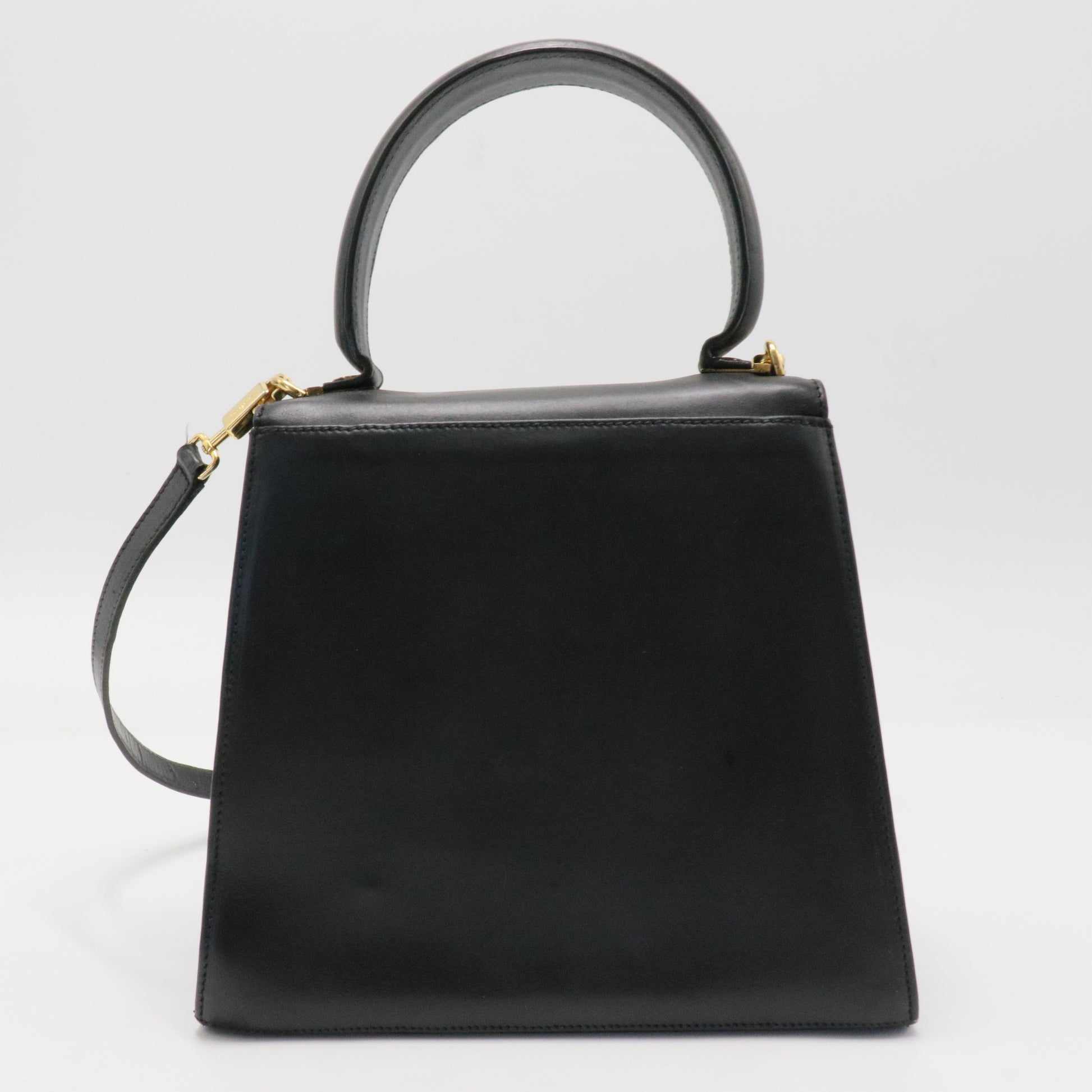 Gancini Convertible Top Handle Bag Leather Mini