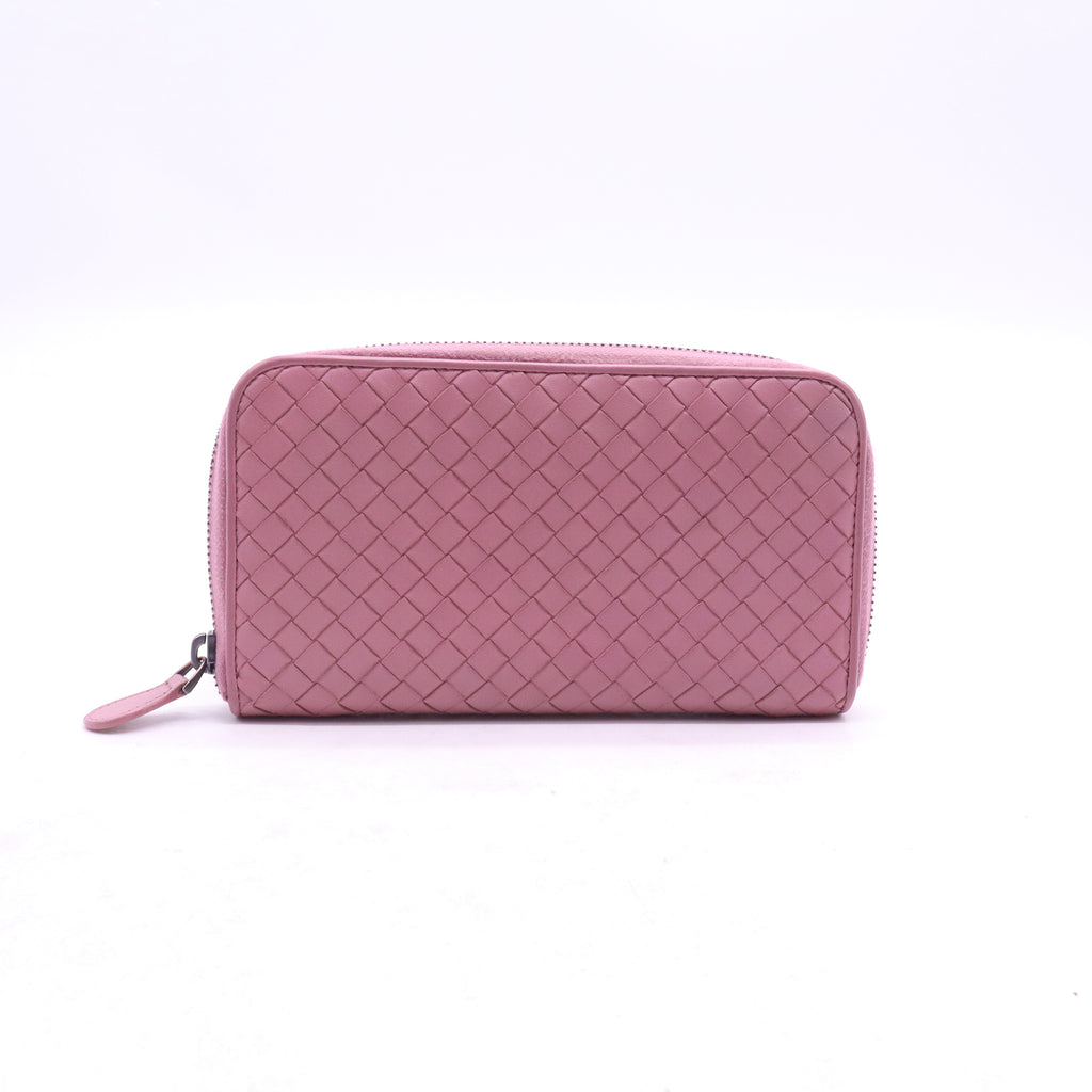 Bottega Veneta Intrecciato Zip Around Wallet W21296