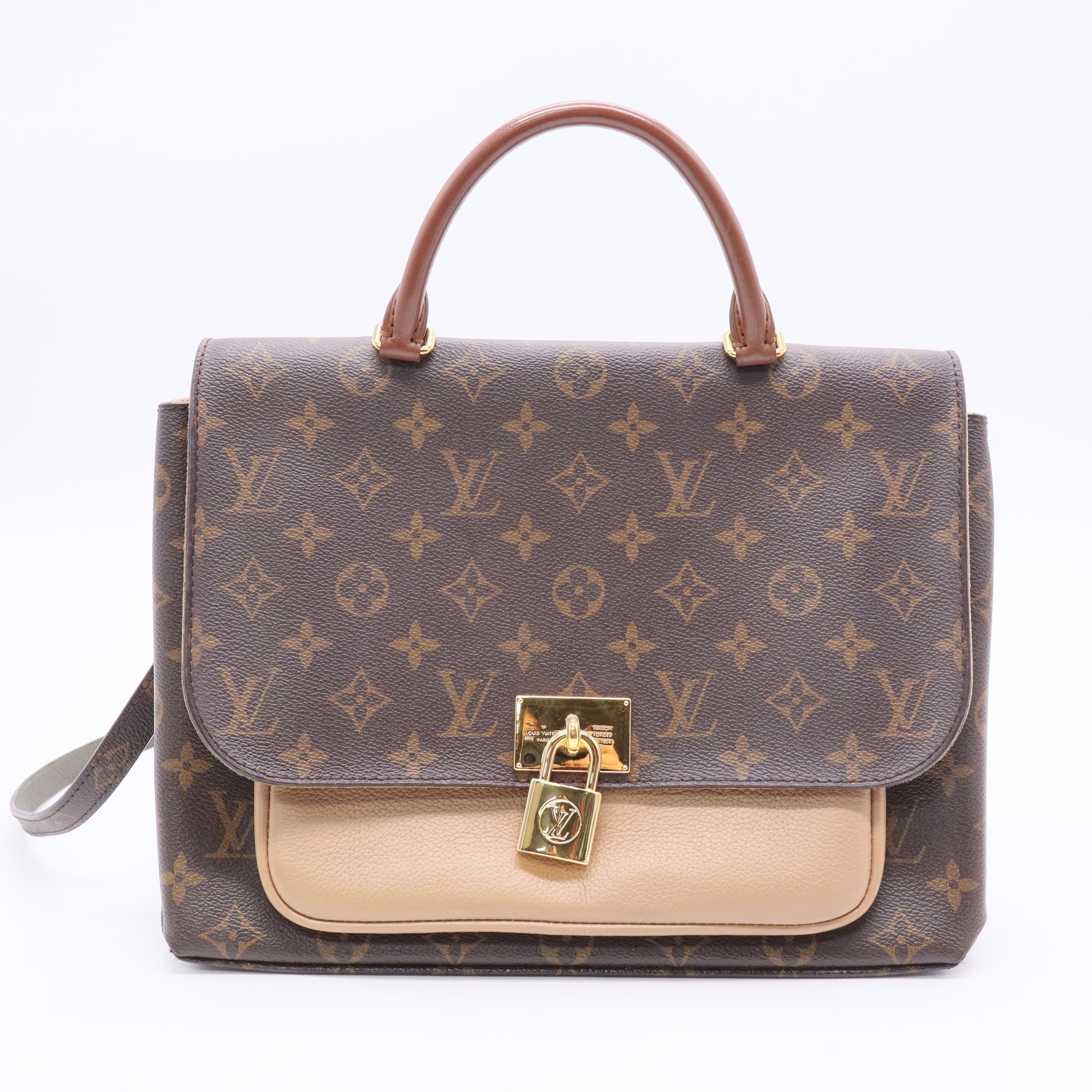 Louis Vuitton Marignan Handbag Monogram Canvas with Leather twins B20357
