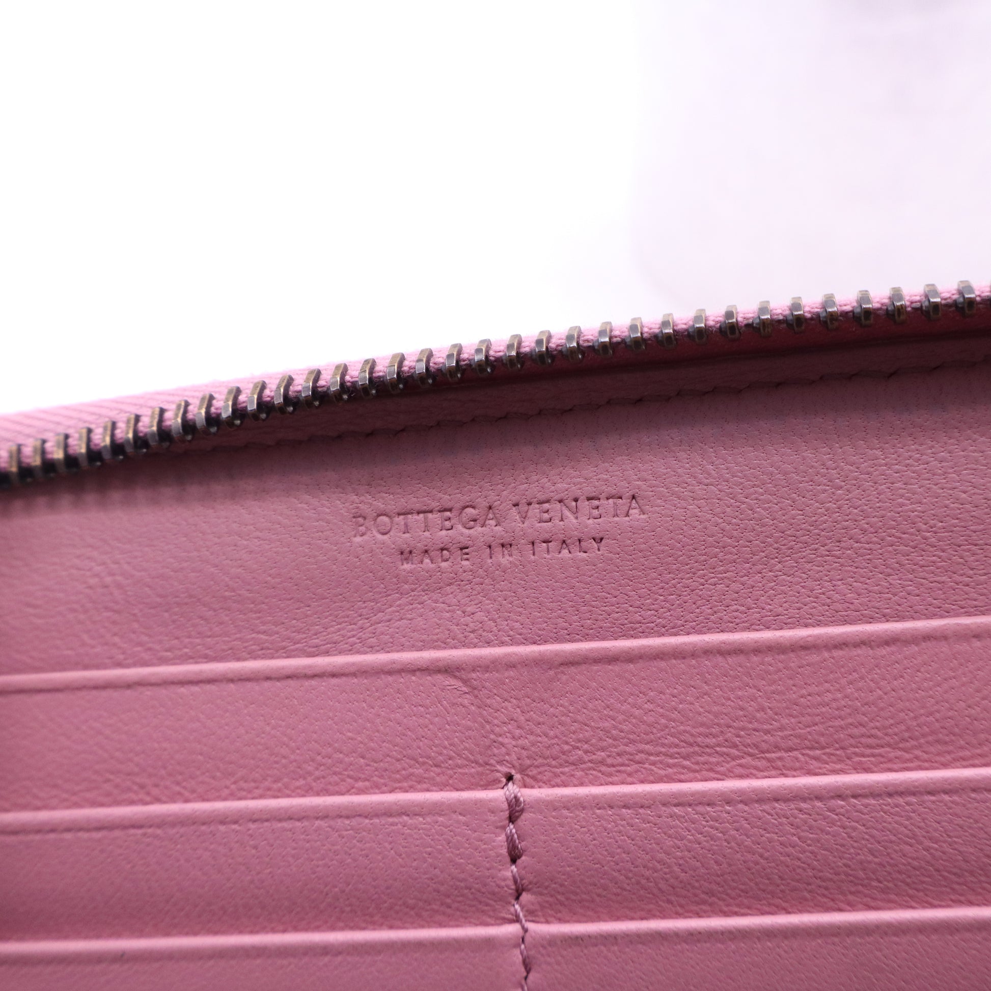 Bottega Veneta Intrecciato Zip Around Wallet W21296