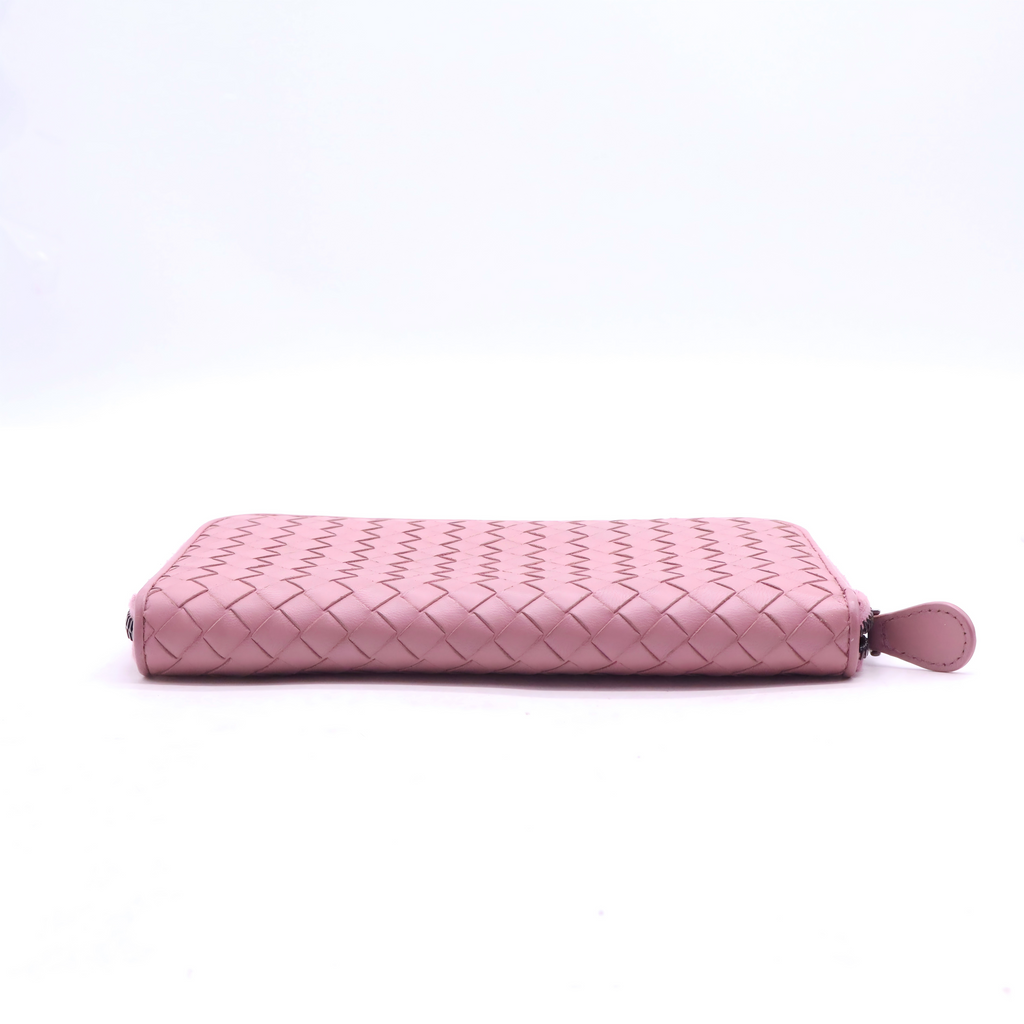 Bottega Veneta Intrecciato Zip Around Wallet W21296