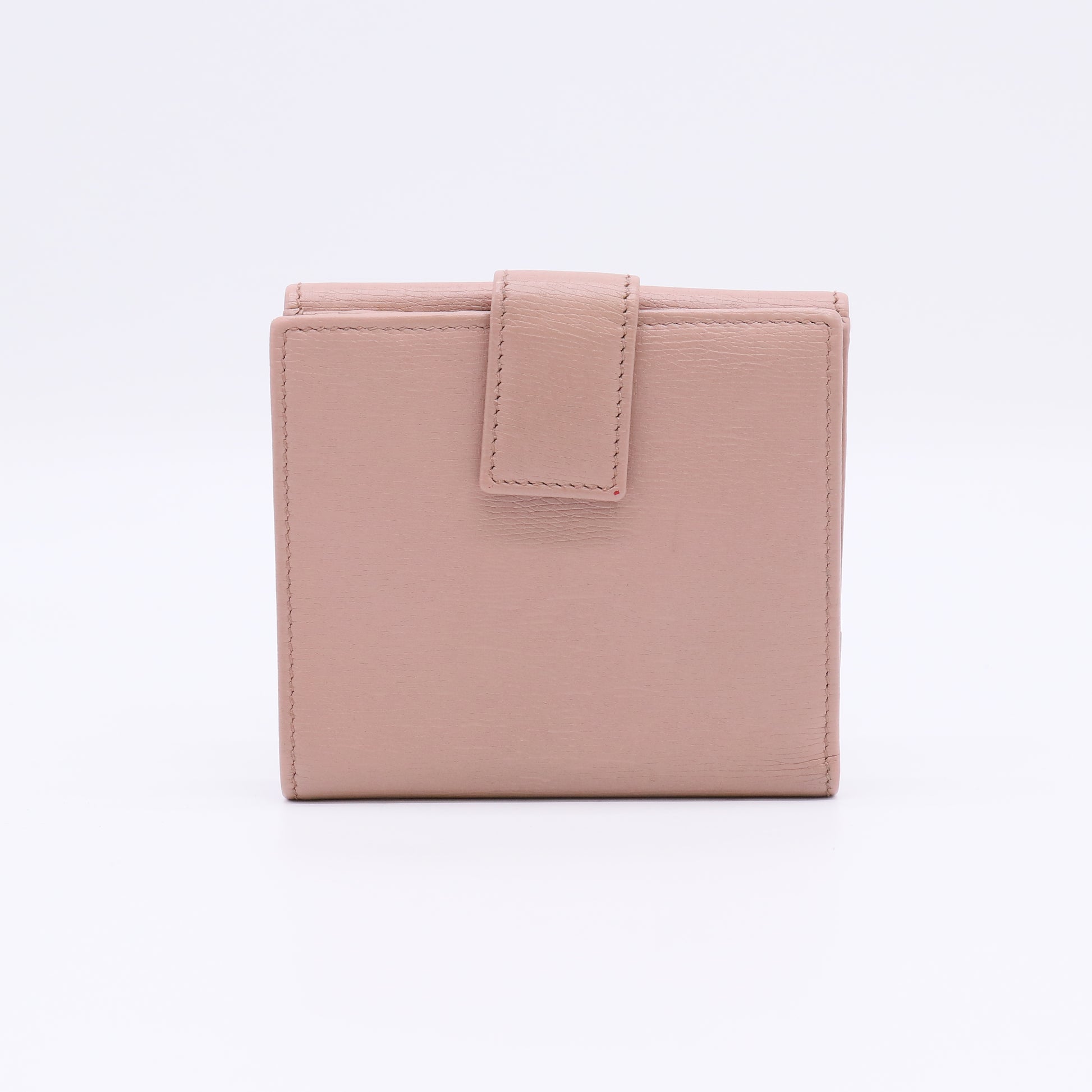 Gucci Pink Leather Betty Shanghai French Flap Wallet W22374