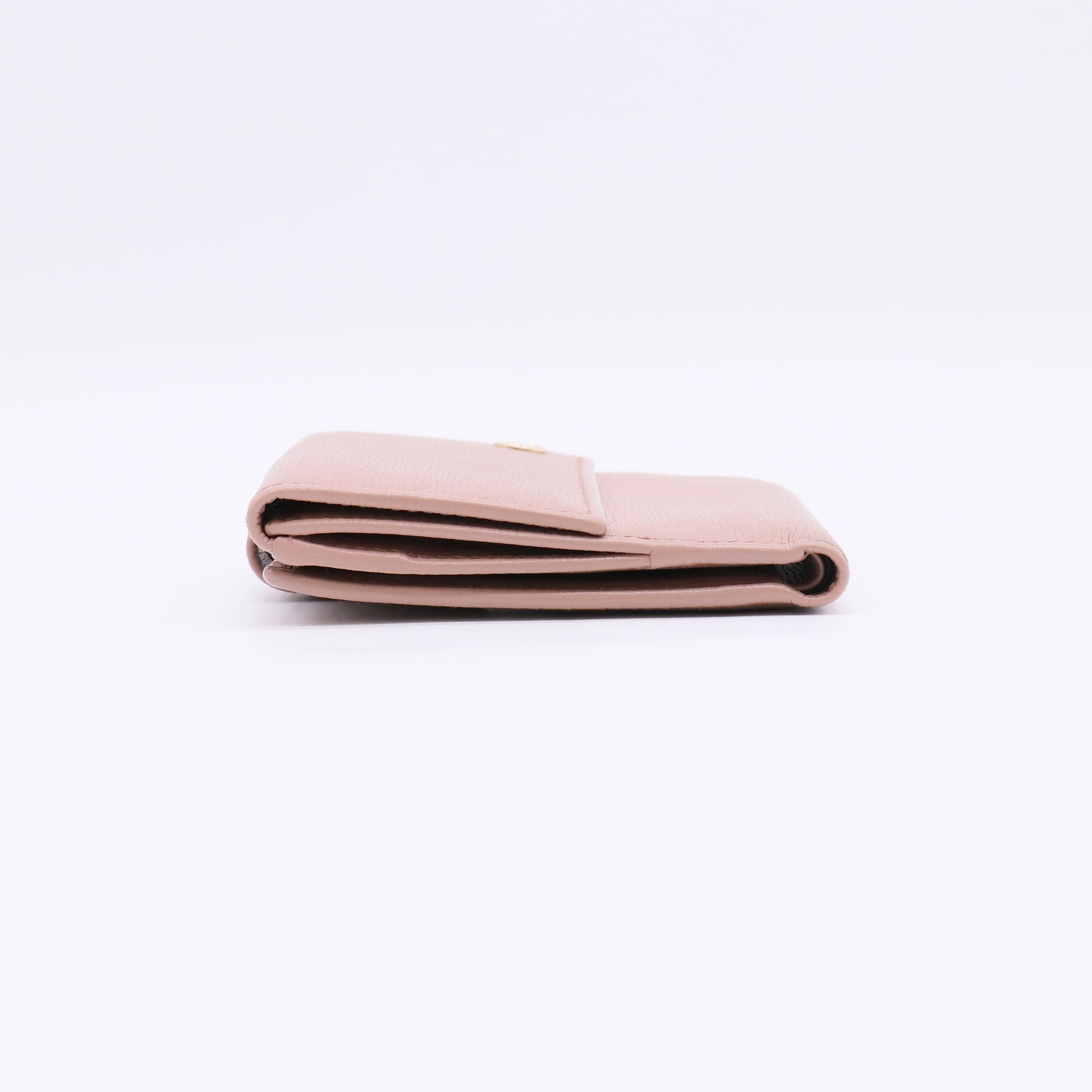 Gucci Pink Leather Betty Shanghai French Flap Wallet W22374