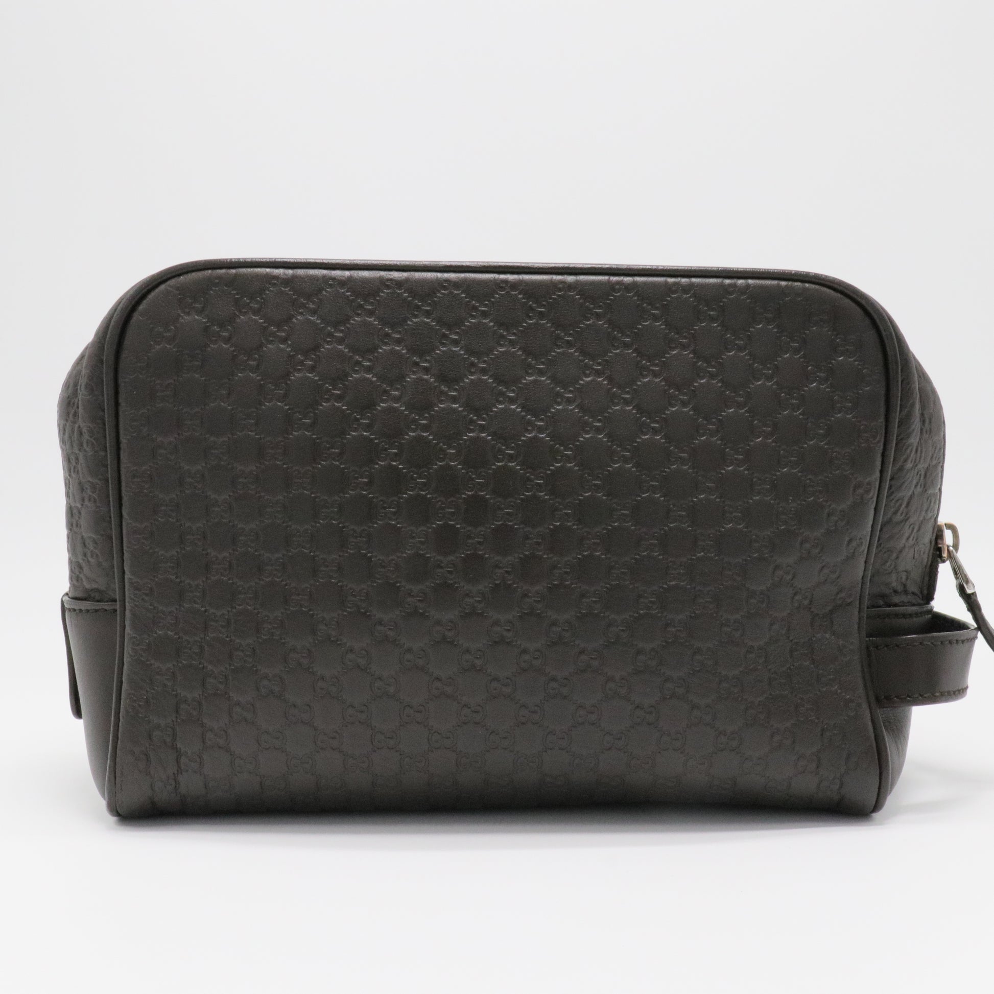 Micro Guccissima Second Bag Clutch Handbag Black