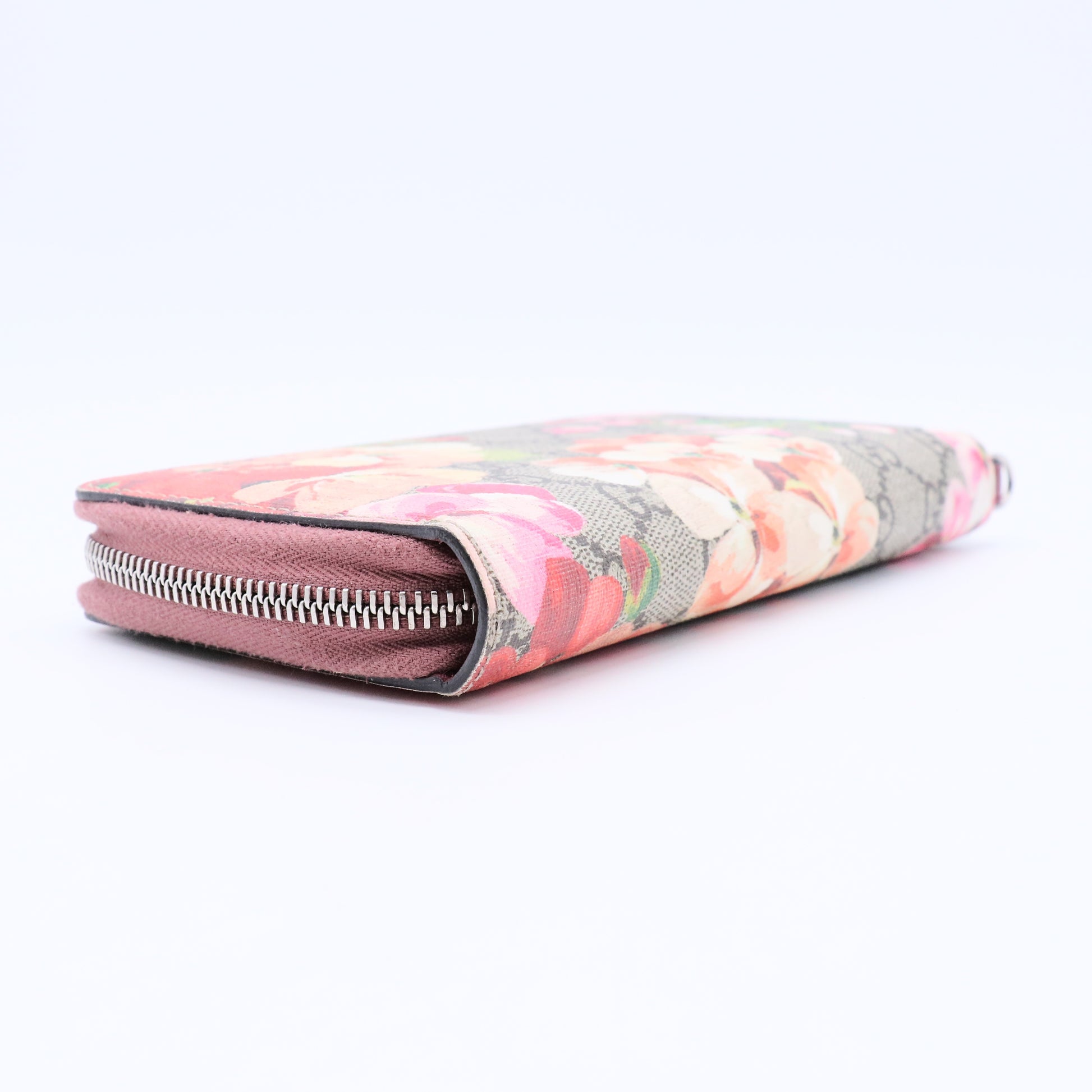 GG Blooms Zip Around Wallet