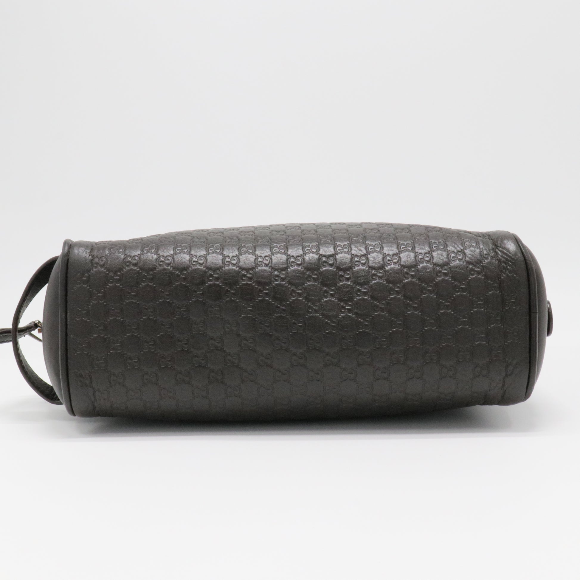 Micro Guccissima Second Bag Clutch Handbag Black