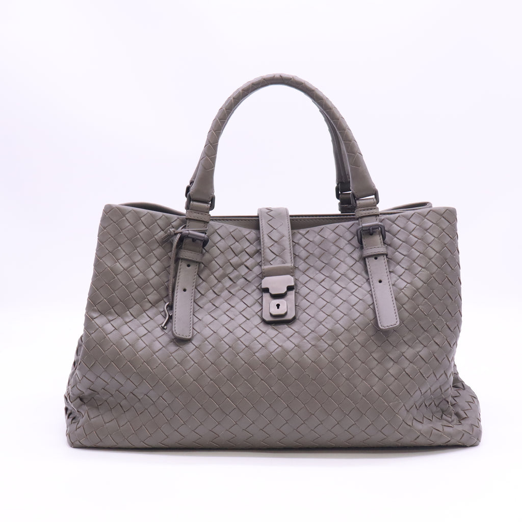 Bottega Veneta Nappa Intrecciato Medium Roma Tote B24535