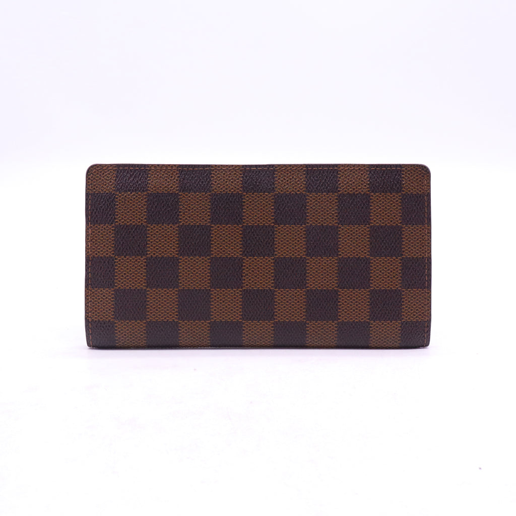 Louis Vuitton Brazza Wallet in Damier Ebene Canvas W21303