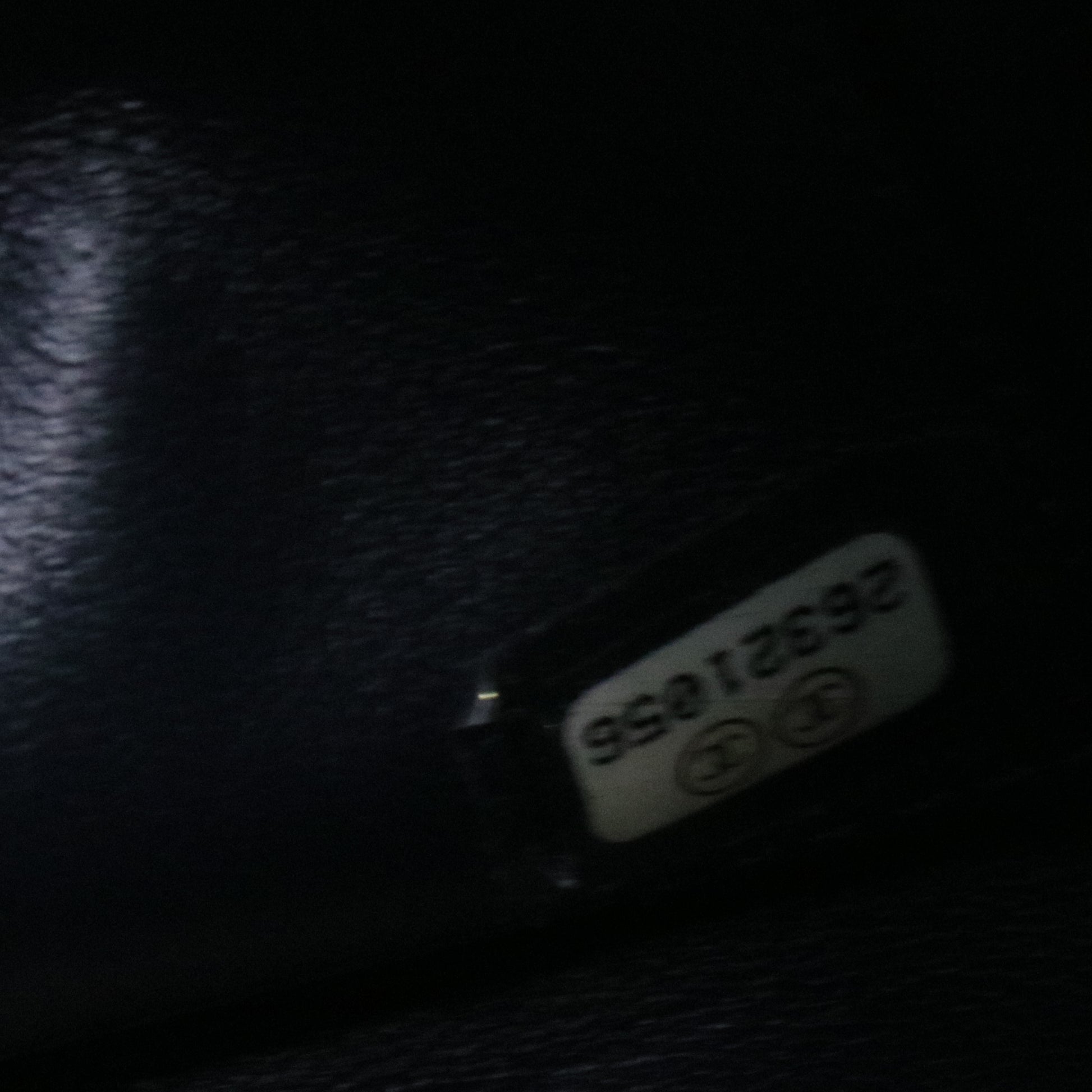 Calfskin Chevron Quilted Medal Flap Black