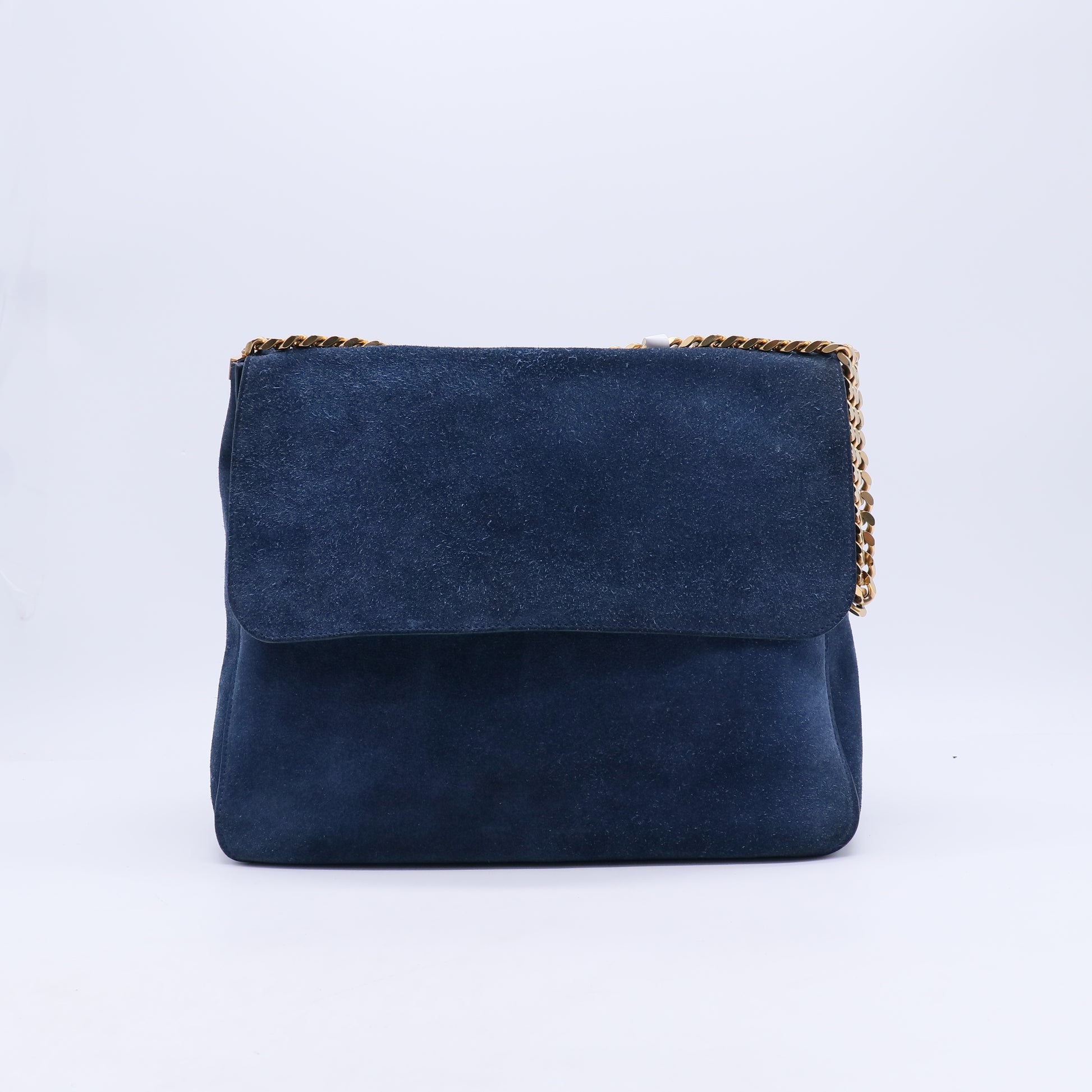 Celine Suede Medium Gourmette Shoulder Bag B21224
