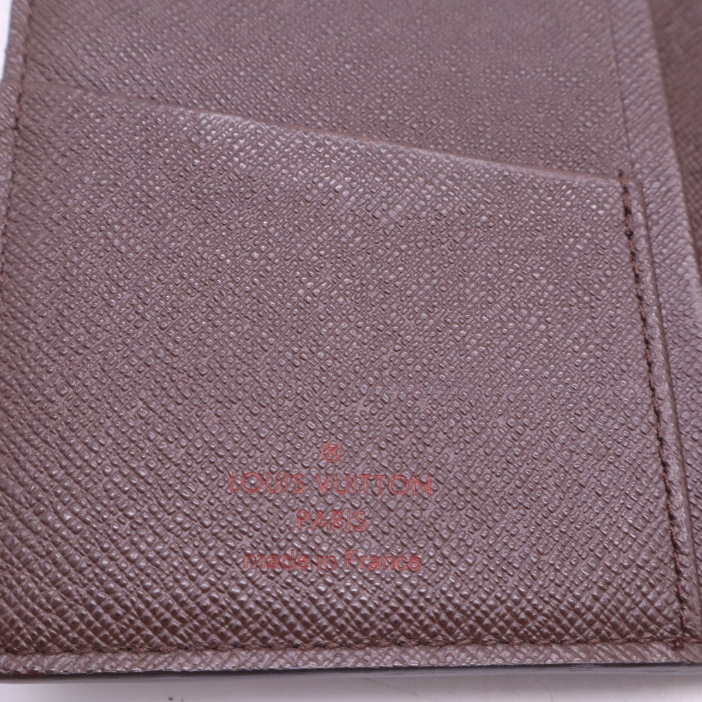 Louis Vuitton Brazza Wallet in Damier Ebene Canvas W21303