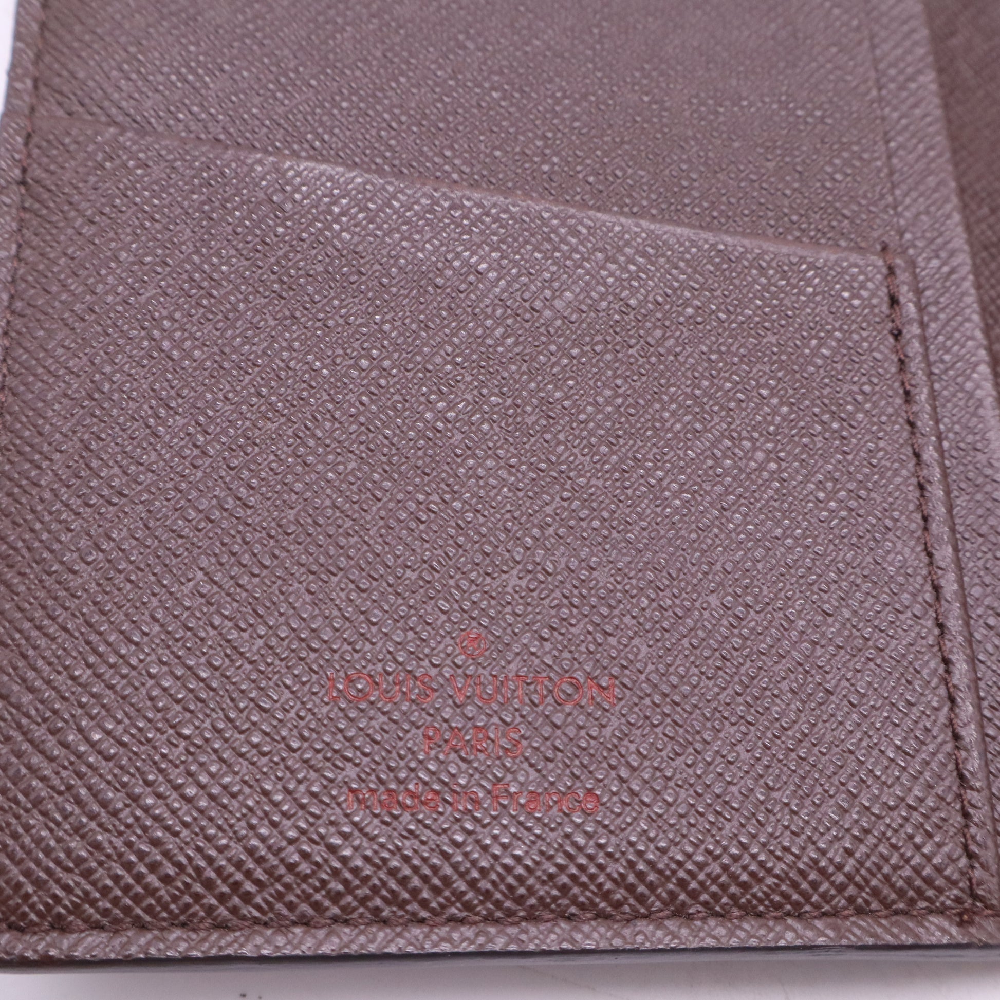 Louis Vuitton Brazza Wallet in Damier Ebene Canvas W21303