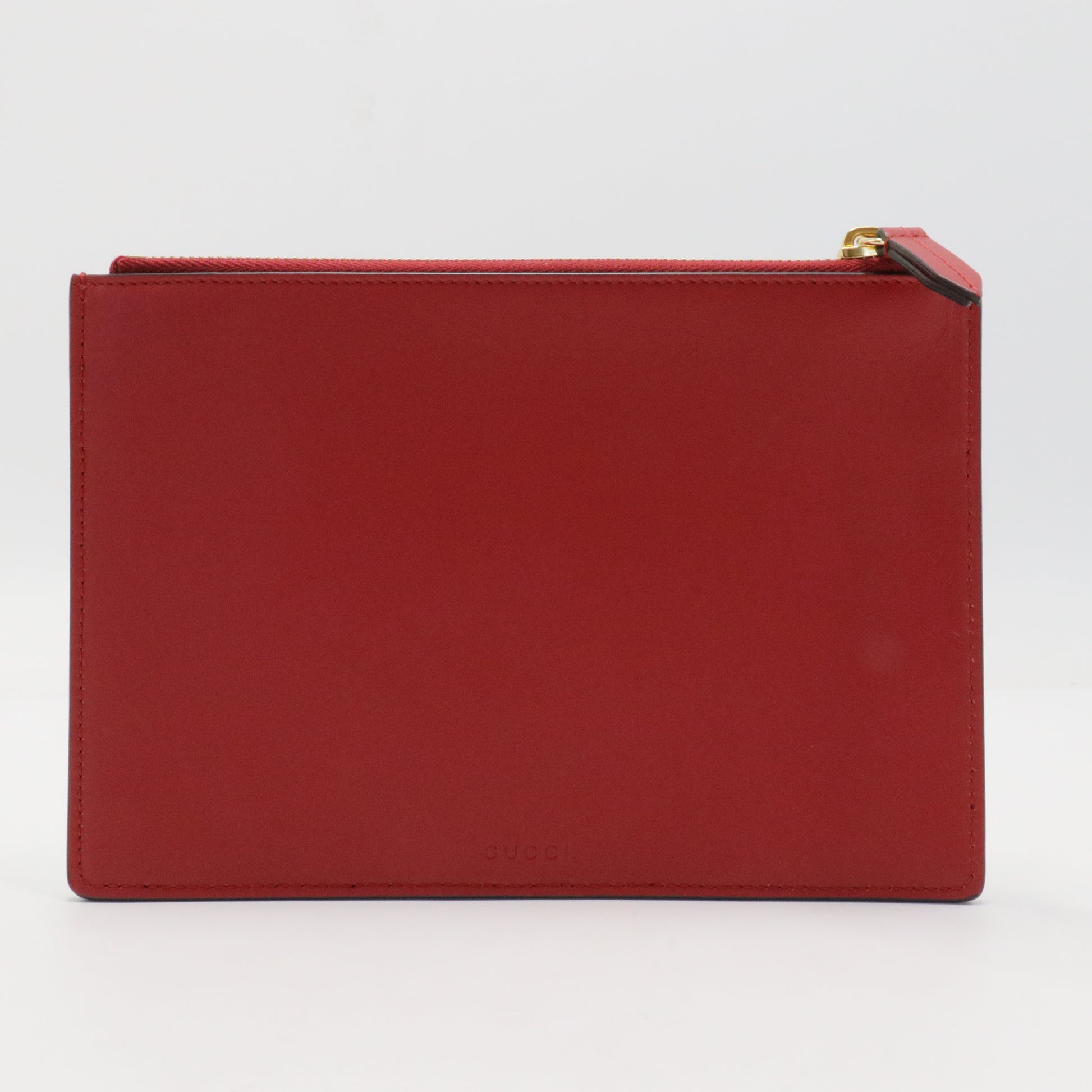 Zip Pouch Blooms Print GG Coated Canvas