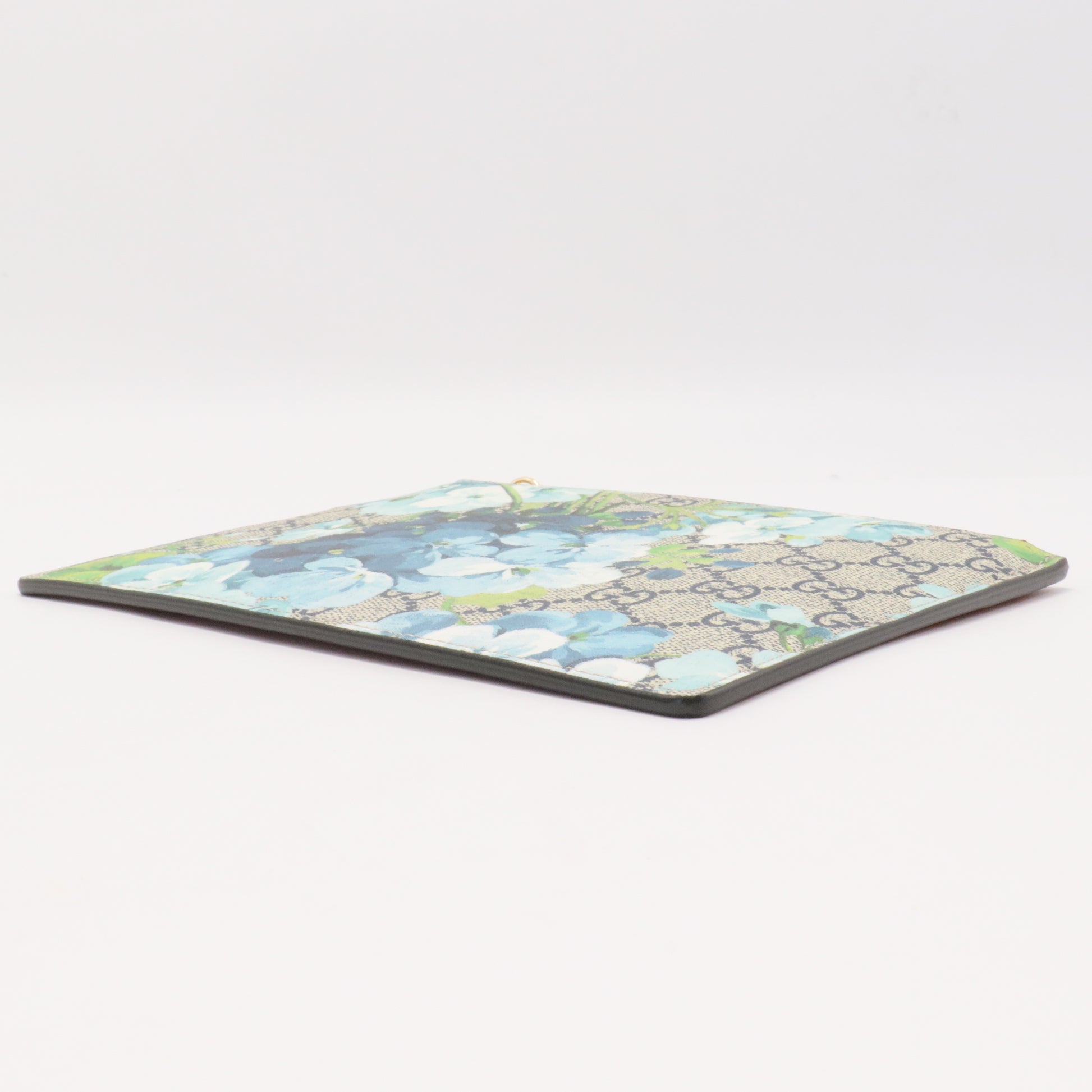 Zip Pouch Blooms Print GG Coated Canvas